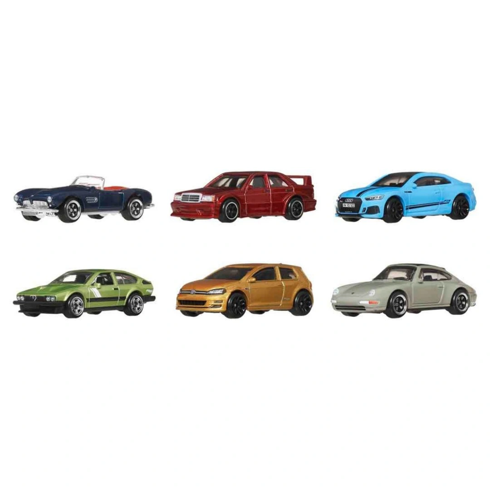 1:64 Silver Serisi Euro Style 6’lı Araba Seti JBY79
