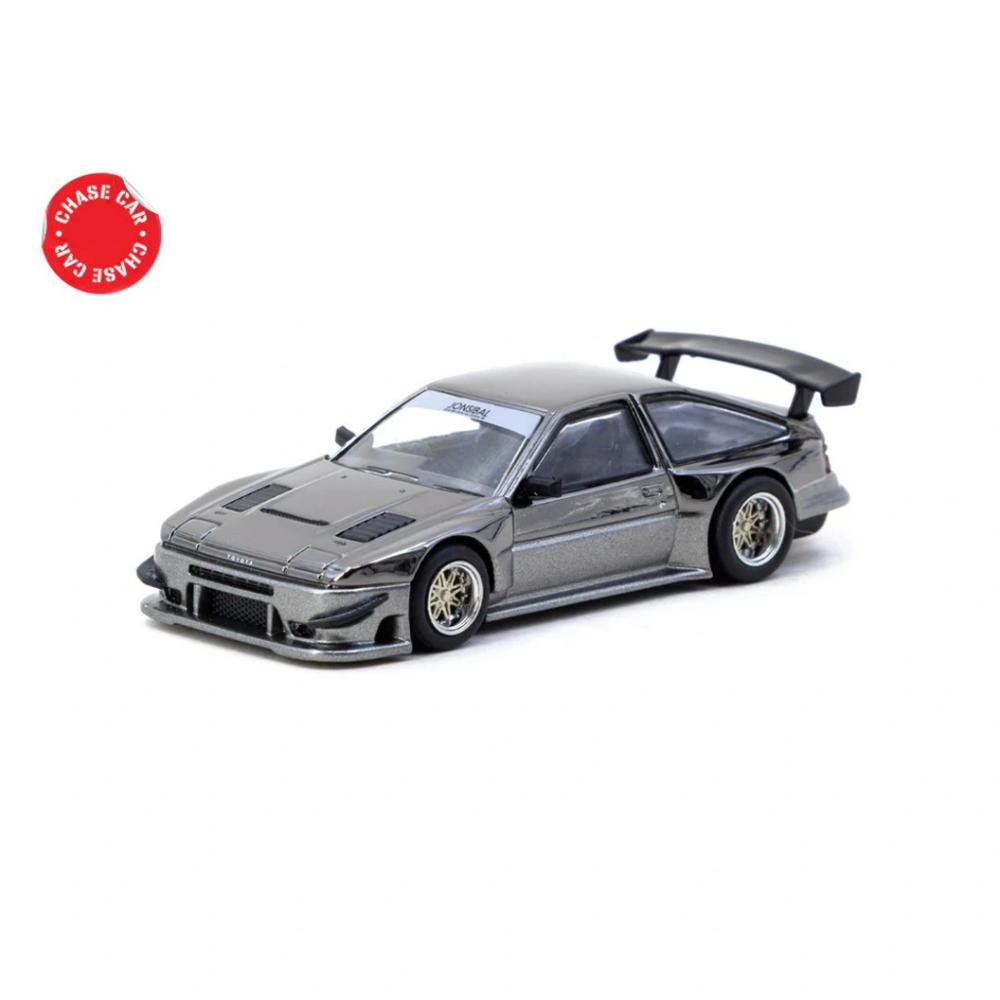 1/64 Toyota Sprinter Trueno AE86 Widebody Black/Grey - Designed b