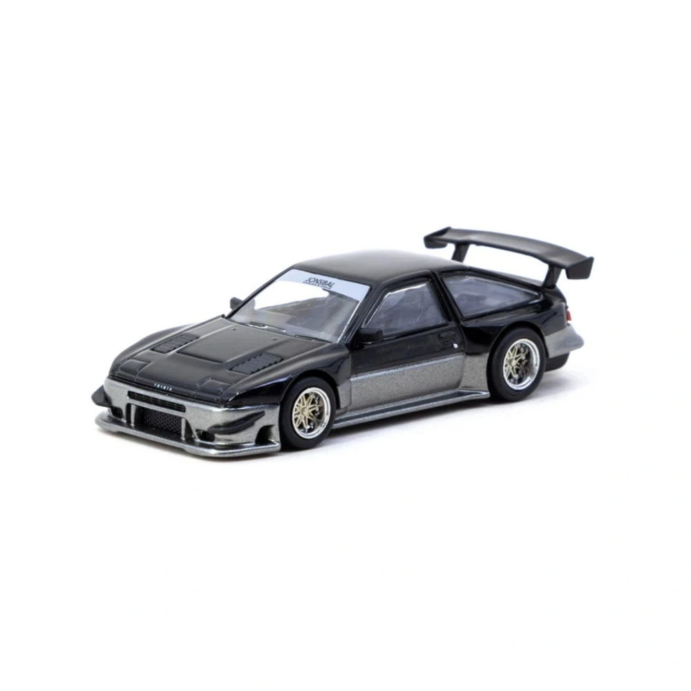 1/64 Toyota Sprinter Trueno AE86 Widebody Black/Grey - Designed b