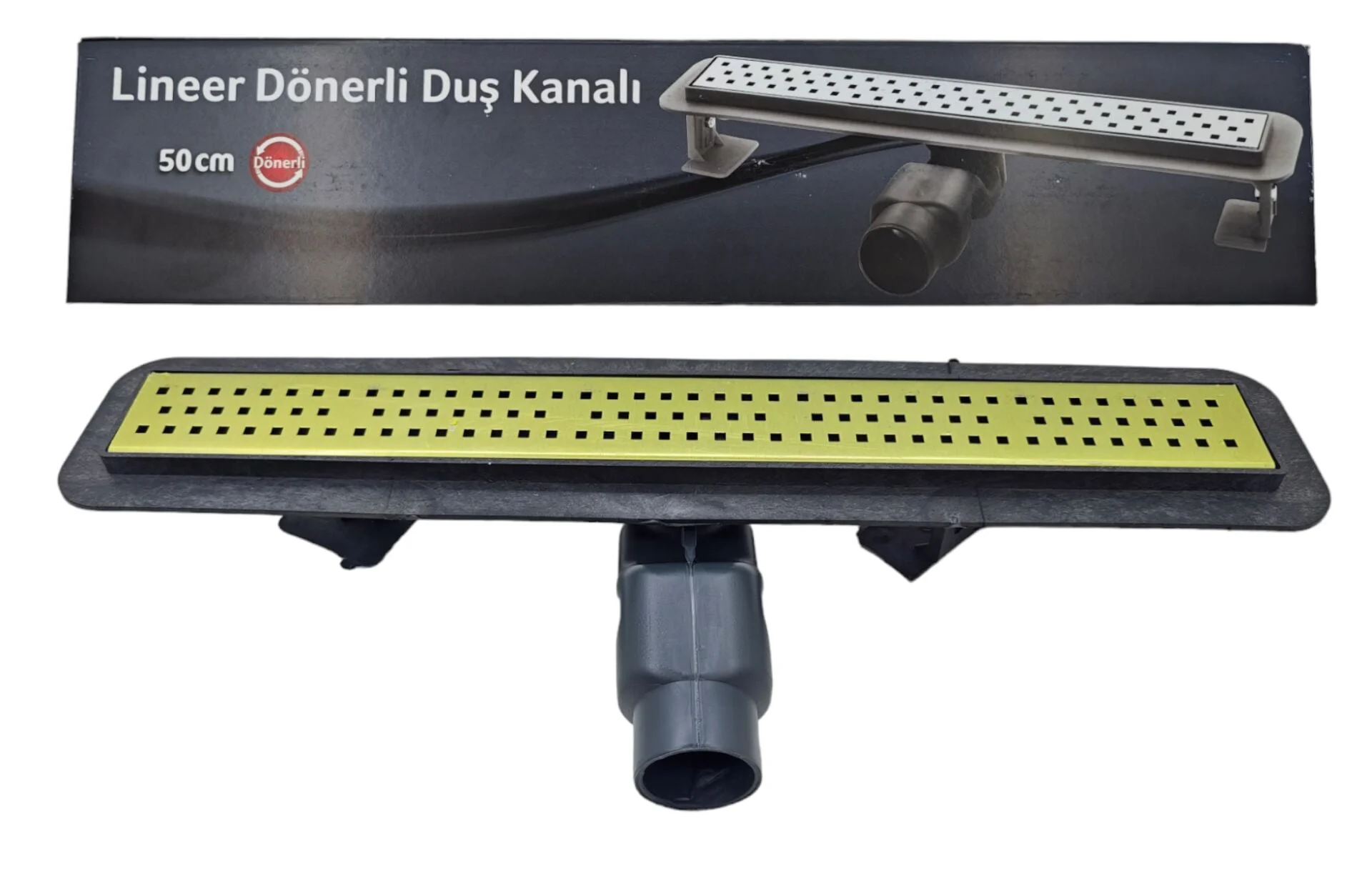 16752   Lineer Dönerli Duş Kanalı 50Cm
