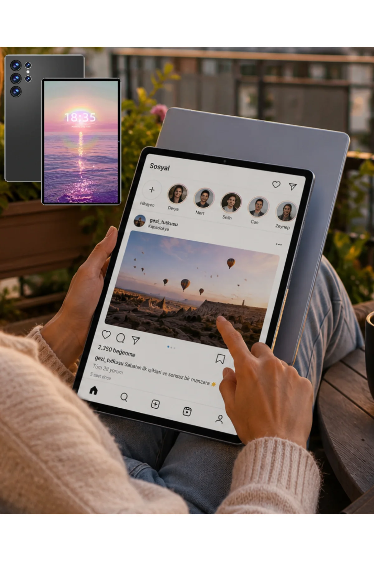16GB RAM 1TB Tablet PC Klavyeli Kılıflı Kalemli Tablet Seti