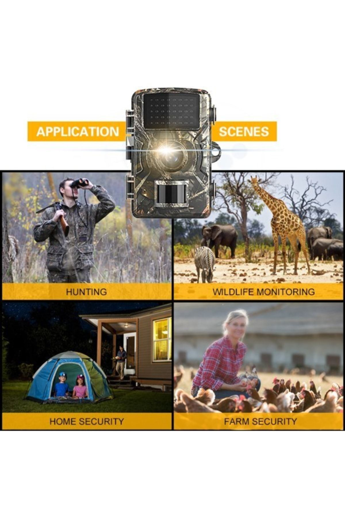 Torima 16Mp Fotokapan Kamera – 1080P, Gece Görüşlü, Su Geçirmez, İp66, 9