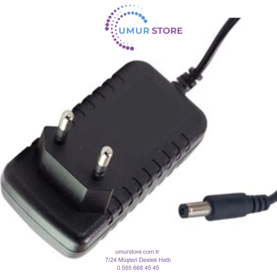 16V 1.5 Amper 5.5mm x 2.5mm Standart Uç Santral Adaptörü