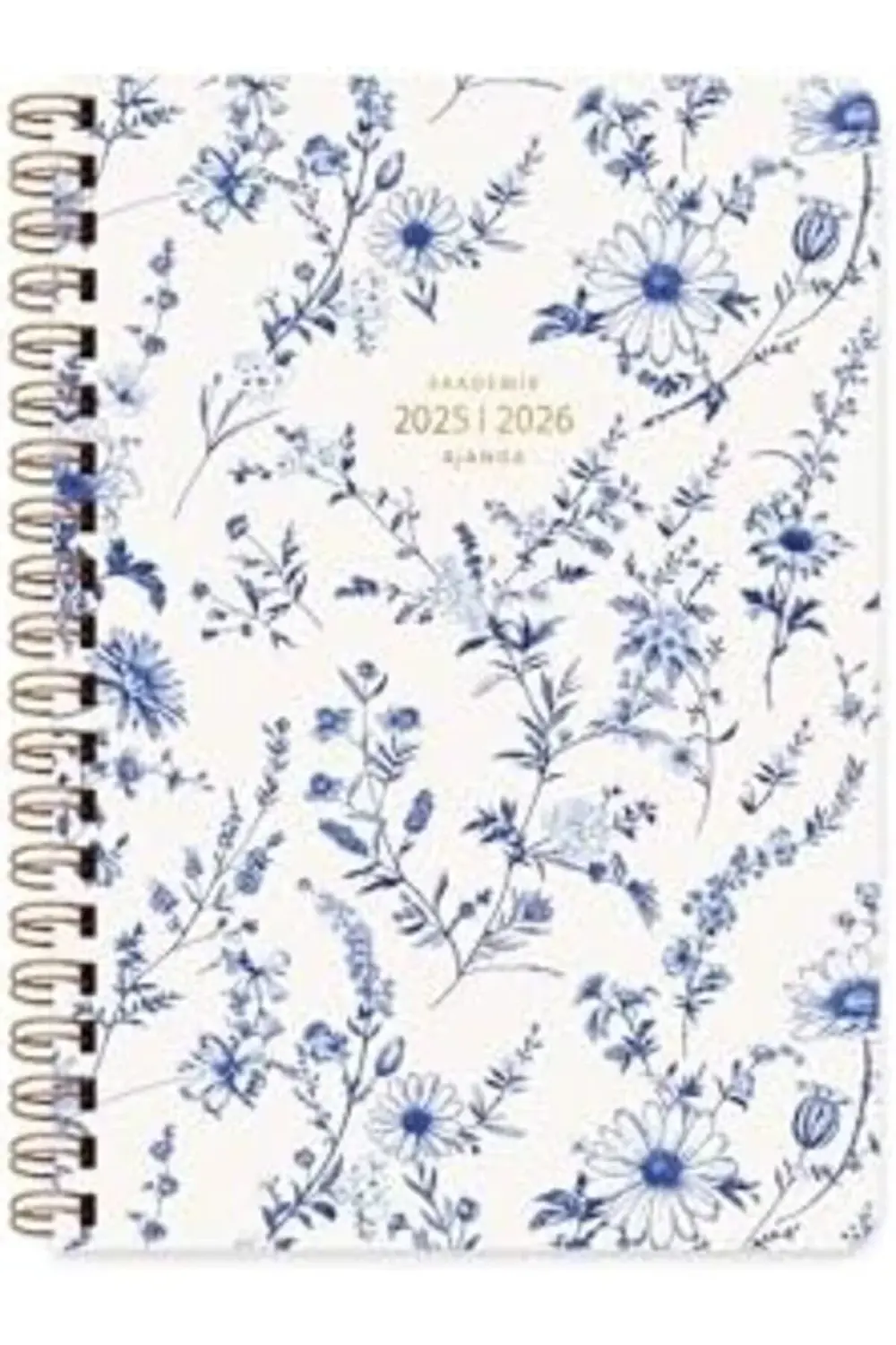 17 * 24 Spiralli Akademik Ajanda - Tuval 395519