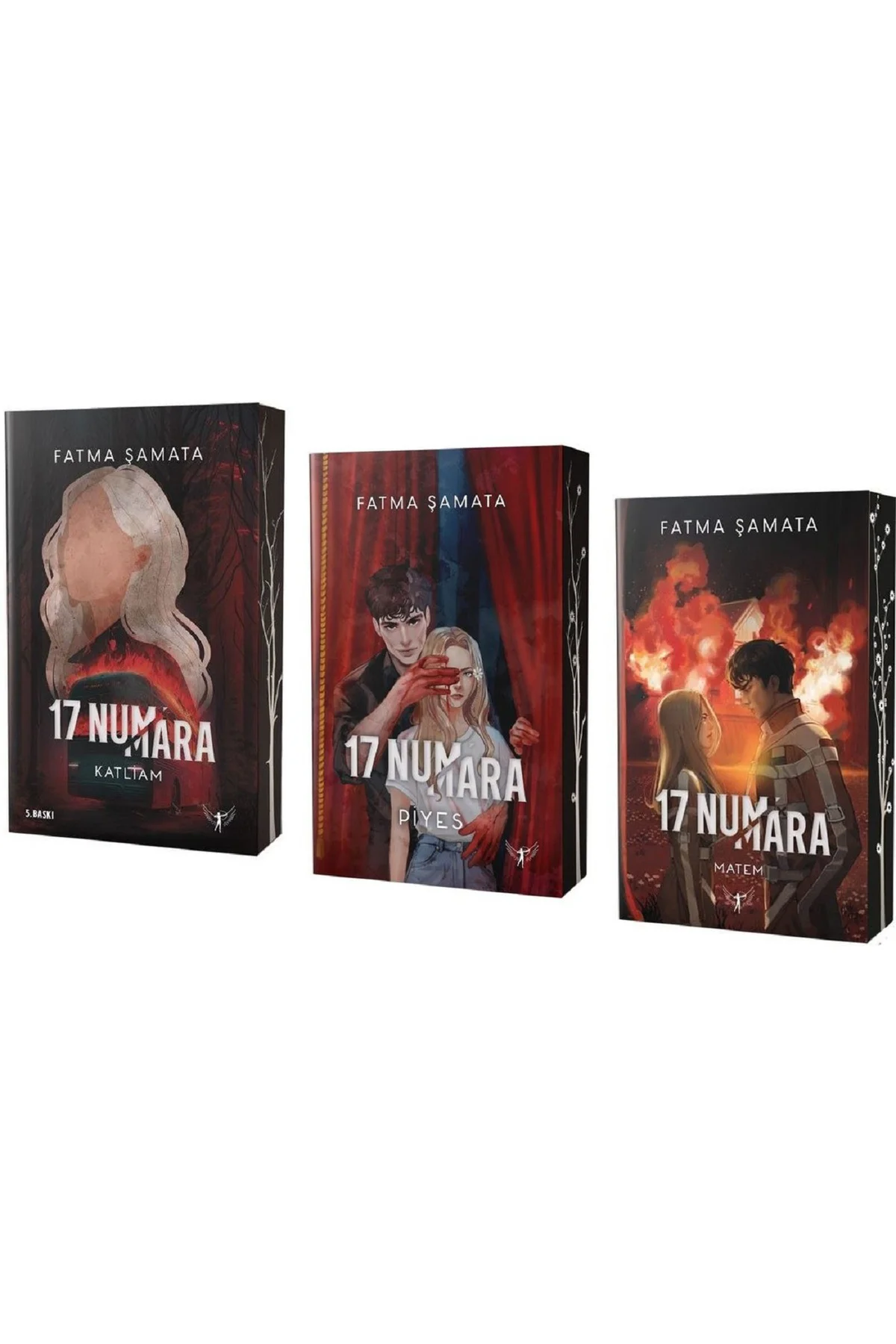 17 Numara Katliam + Piyes +Matem / 3 Kitap Set Karton Kapak