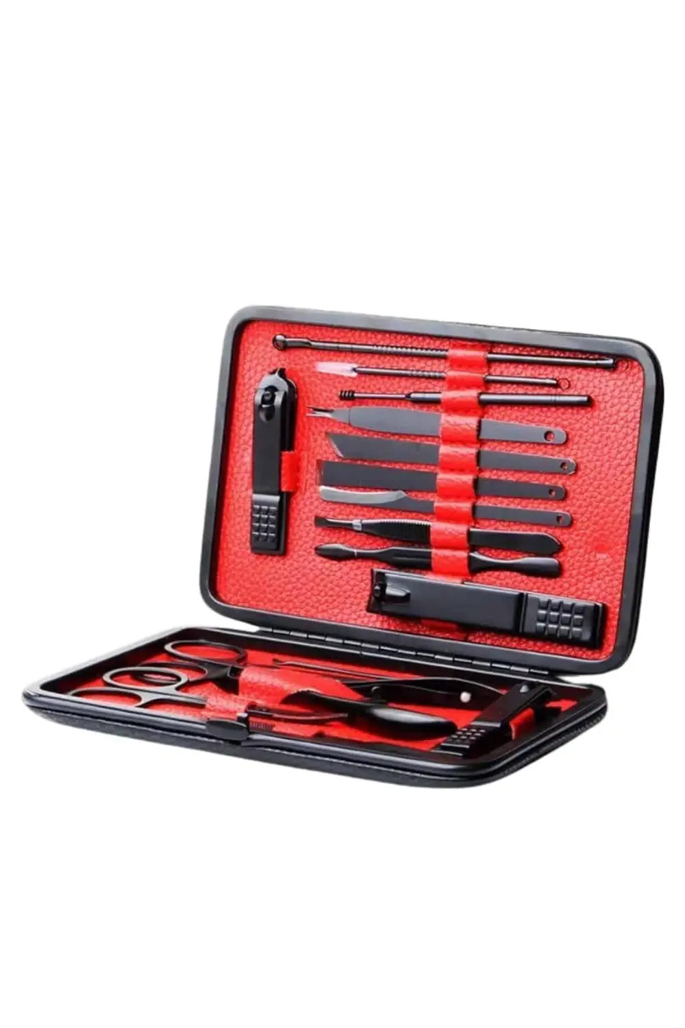 17 Parça Manikür Seti Taşınabilir Özel Çantalı El ve Ayak Bakımı