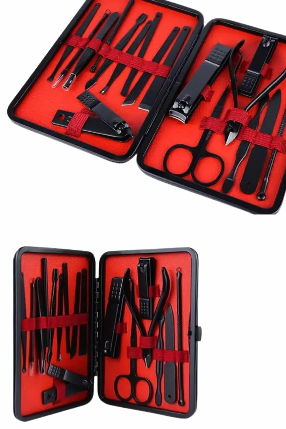 17 Parça Manikür Seti Taşınabilir Özel Çantalı El ve Ayak Bakımı