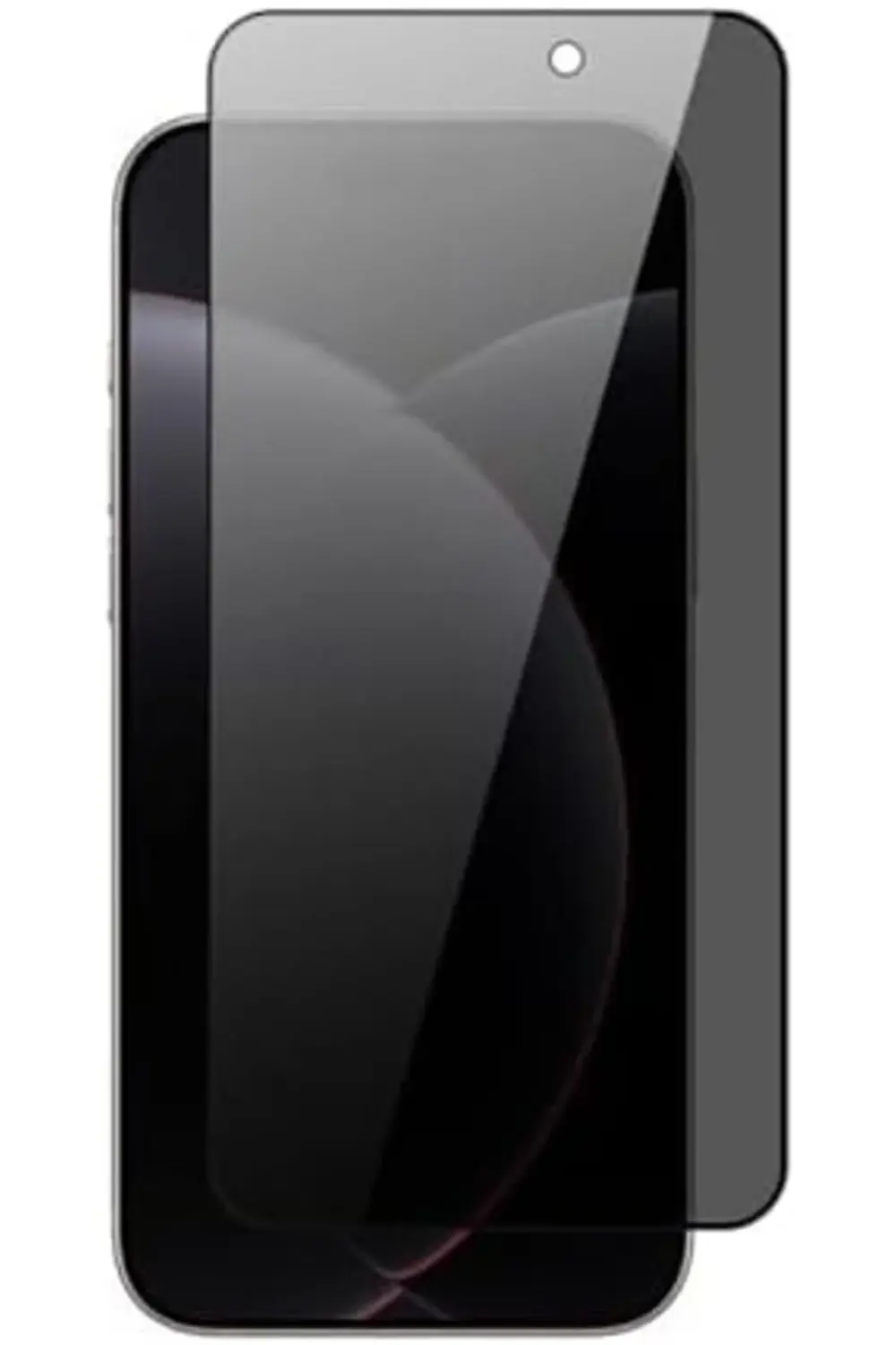 17 Pro Max için Rika Premium Privacy Temperli Cam Hayalet Ekran K