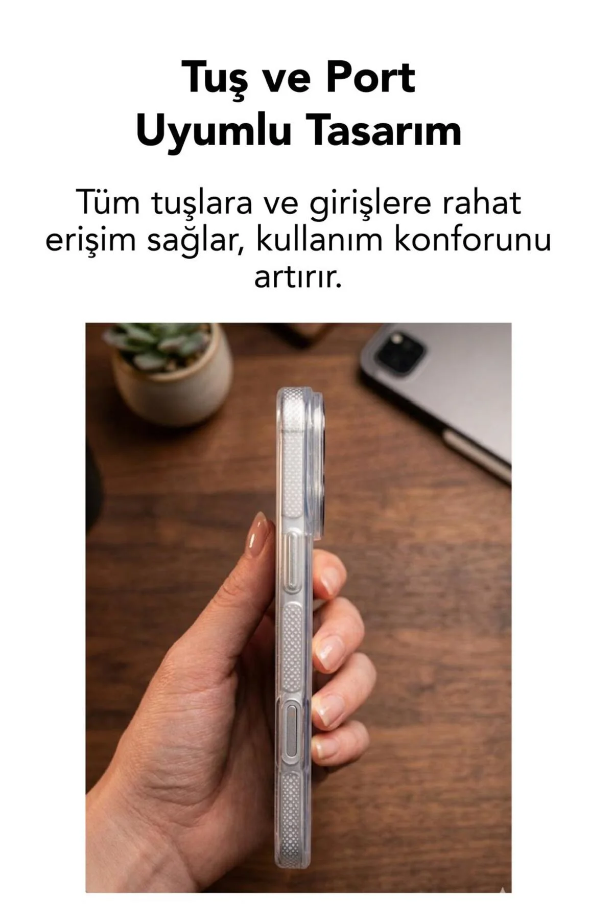 17 Pro Uyumlu Premium Magsafe Kapak Renkli Metal Tuş Metal Kamera