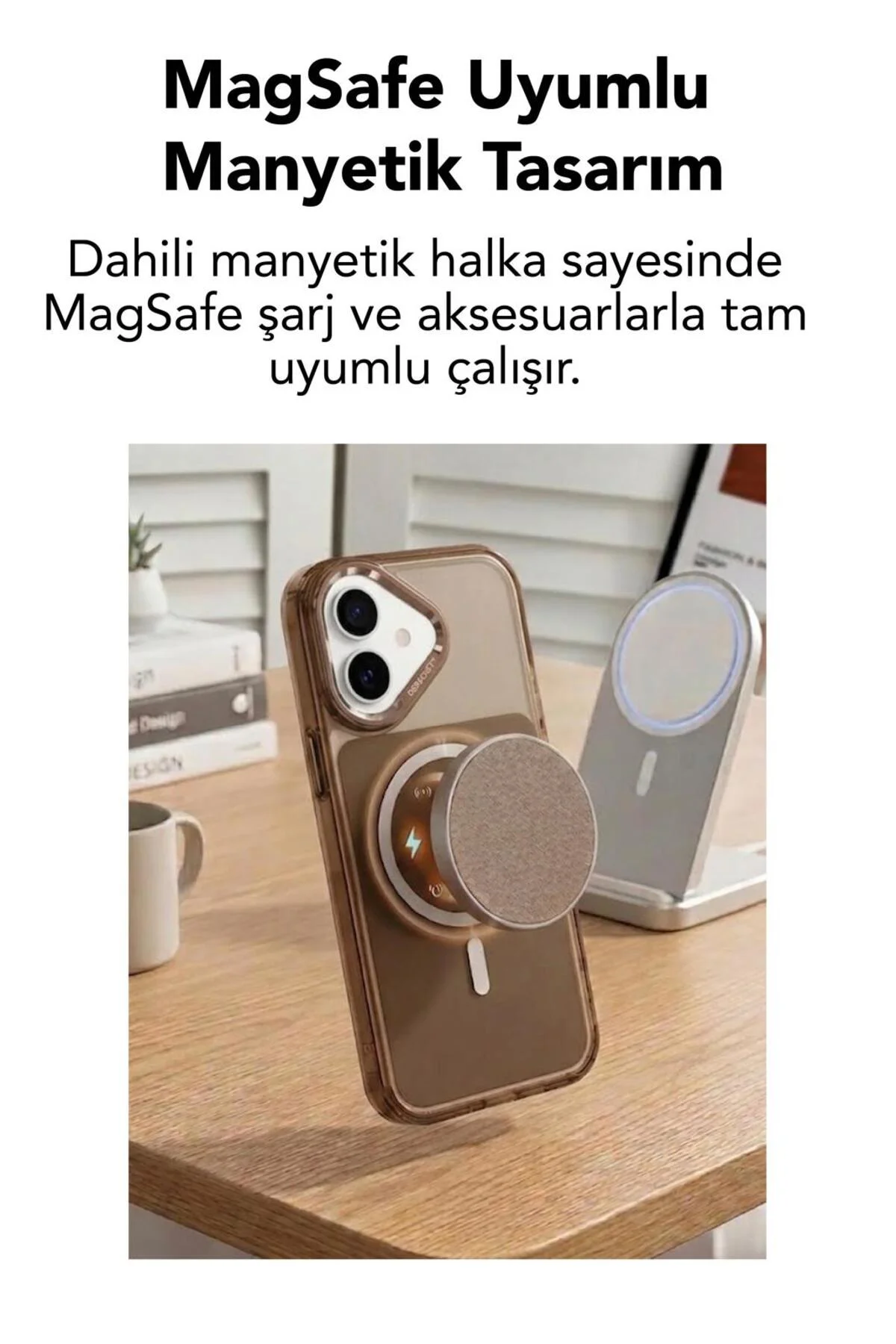 17 Uyumlu Premium Magsafe Kapak Renkli Metal Tuş Metal Kamera Çer