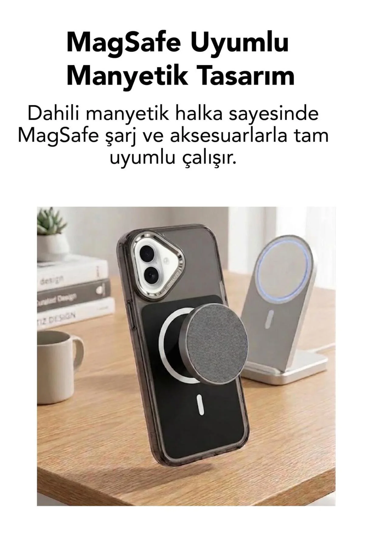 17 Uyumlu Premium Magsafe Kapak Renkli Metal Tuş Metal Kamera Çer