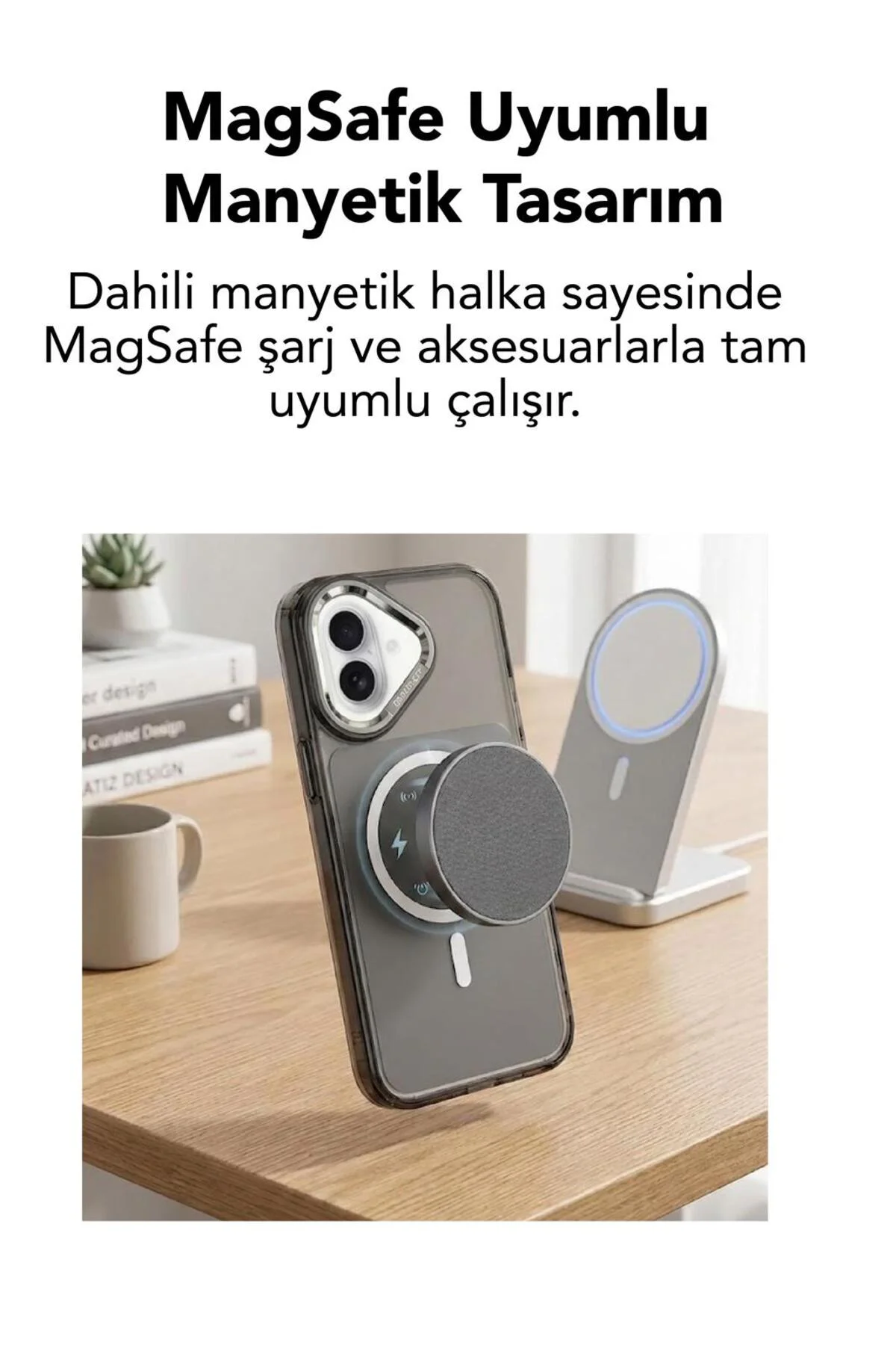 17 Uyumlu Premium Magsafe Kapak Renkli Metal Tuş Metal Kamera Çerçeve Hoparlör Filtreli