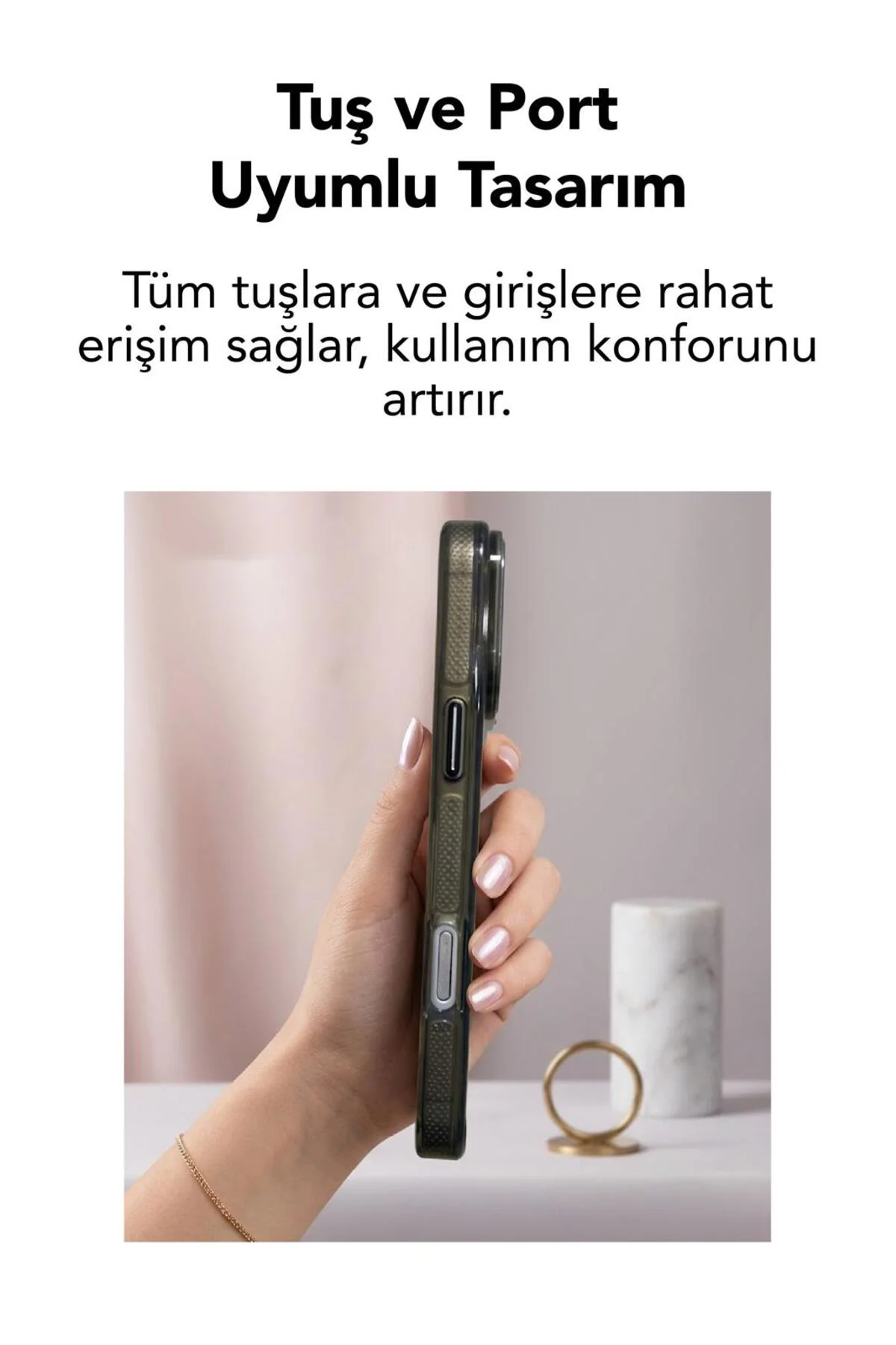 17 Uyumlu Premium Magsafe Kapak Renkli Metal Tuş Metal Kamera Çerçeve Hoparlör Filtreli