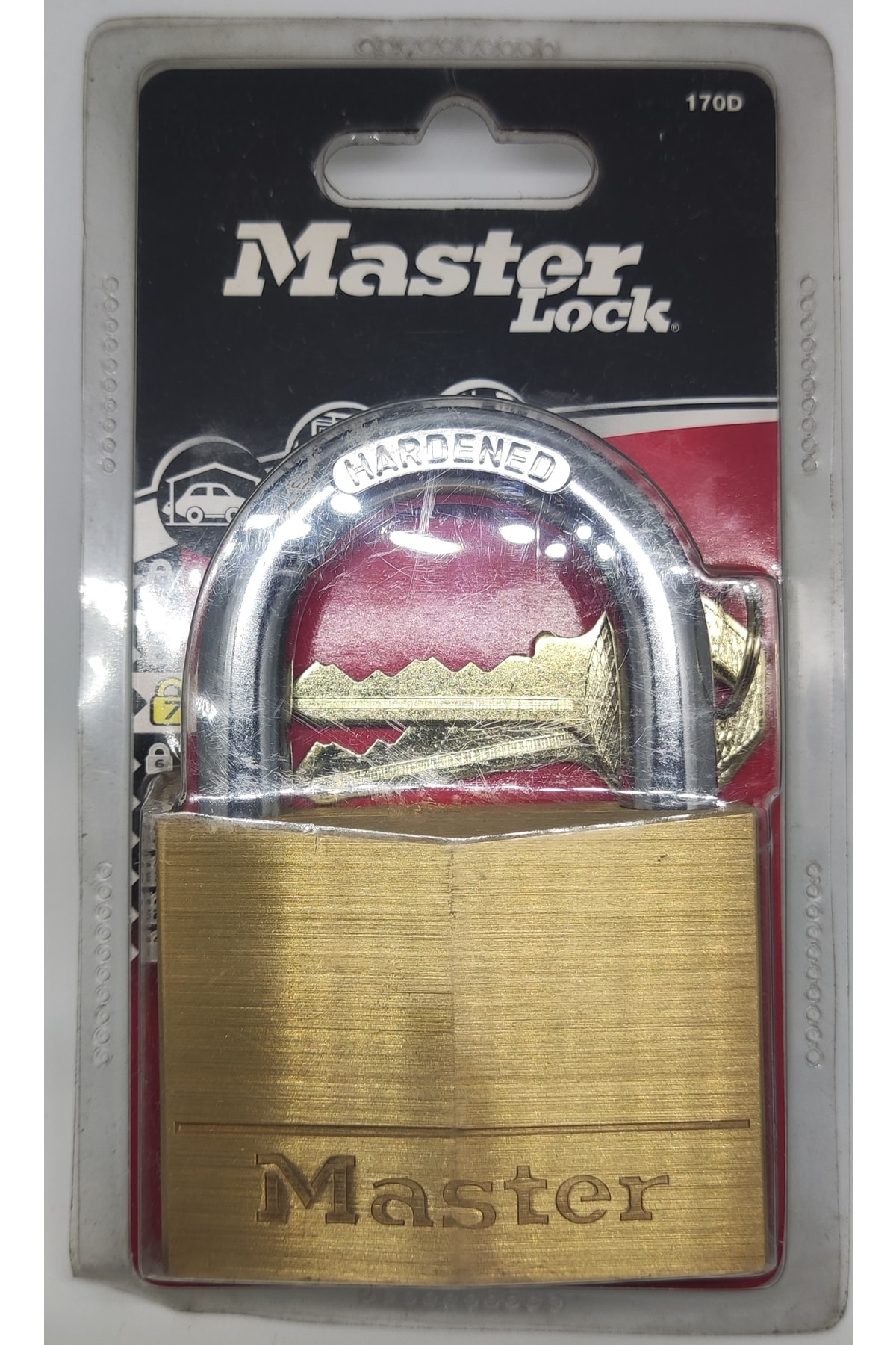 170 Eurd Masif Pirinç Asma Kilit 70mm