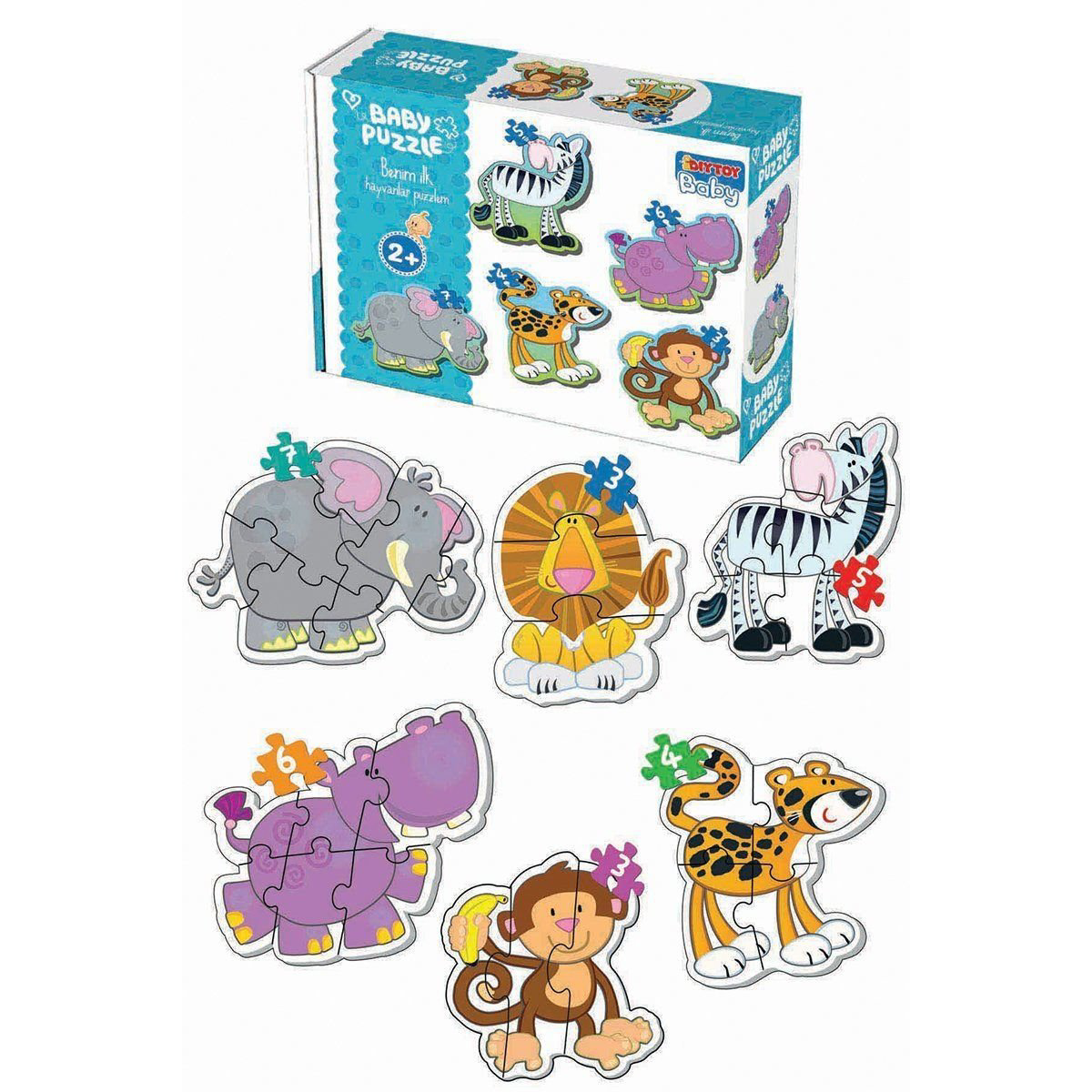 1703 Dıytoy, Baby Puzzle-Benim İlk Hayvanlar 1703 Dıytoy, Baby Puzzle-Benim İlk Hayvanlar