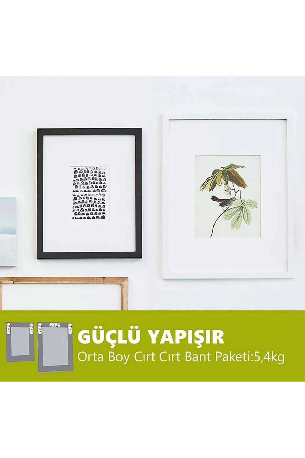 17201-4Pk Orta Boy Cırt Cırt Bant, 3X