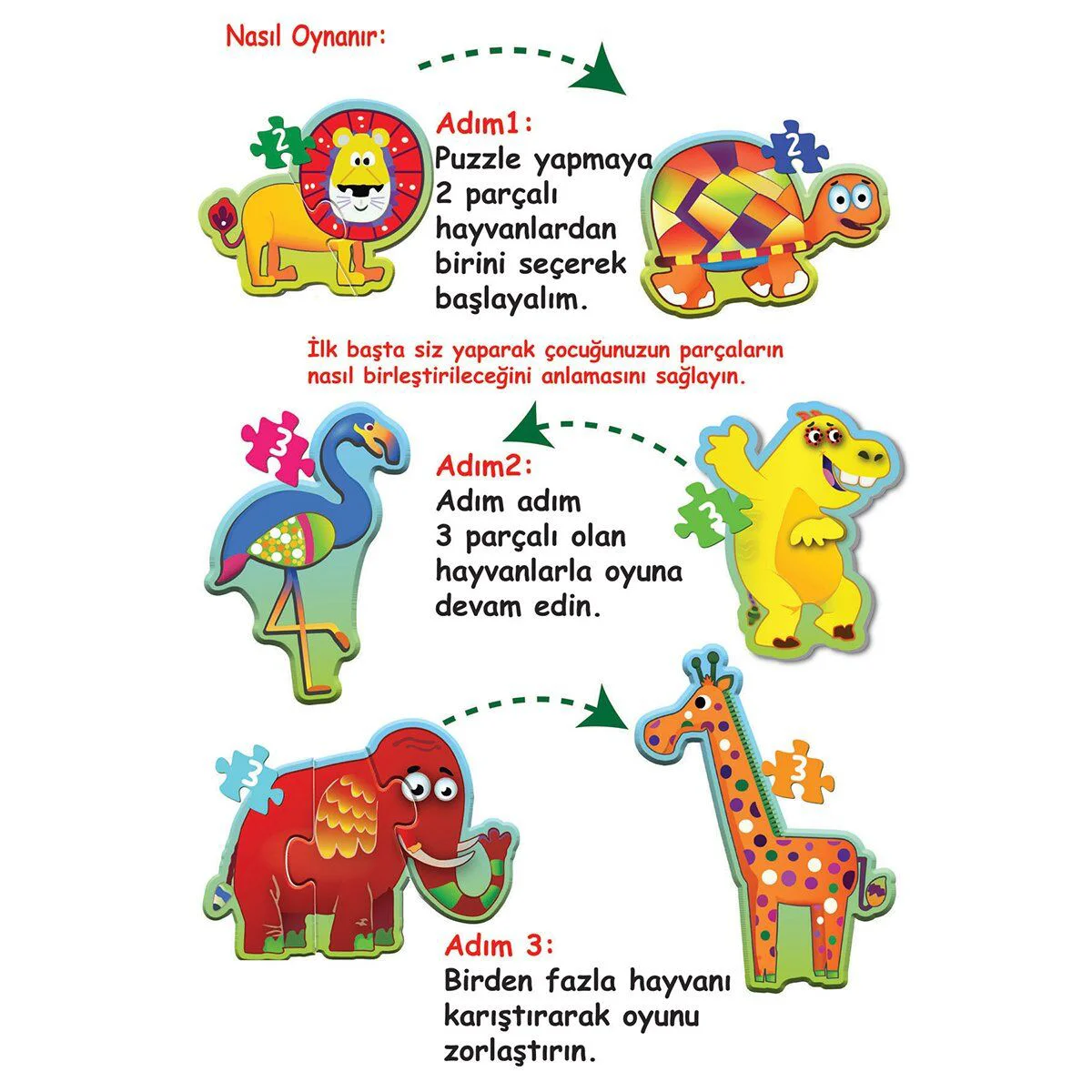 1727 BABY PUZZLE BENİM İLK PUZZLEM ORMAN HAYVANLARI Fiyatı, Yorumları ve Özellikleri