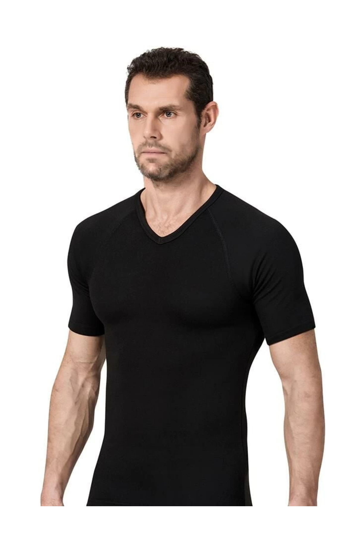 Namaldı 173 Erkek V Yaka Termal Kısa Kol İçlik
