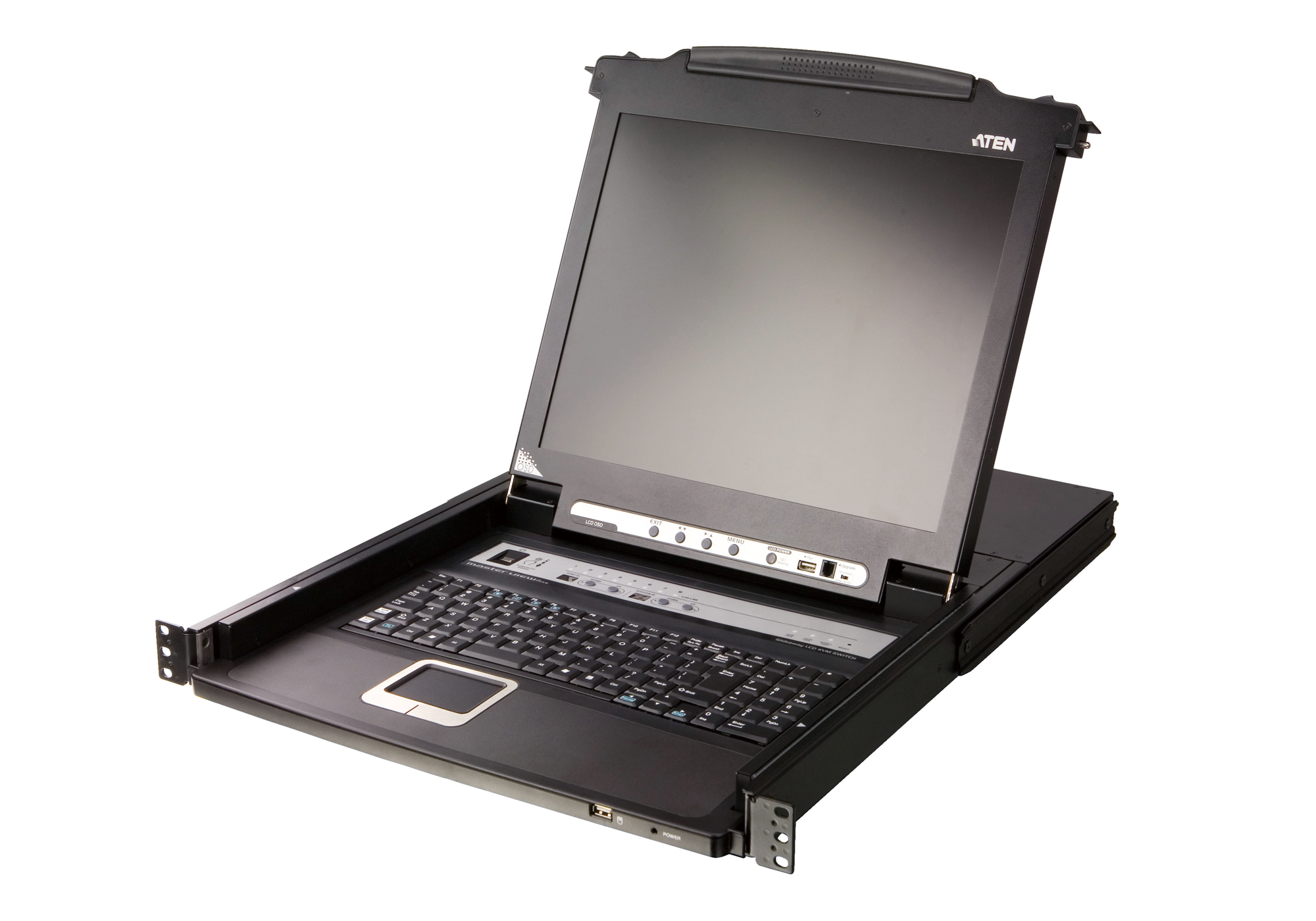 17.3 LCD 8-Port PS/2-USB VGA Single Rail LCD KVM Switch (Turkish 