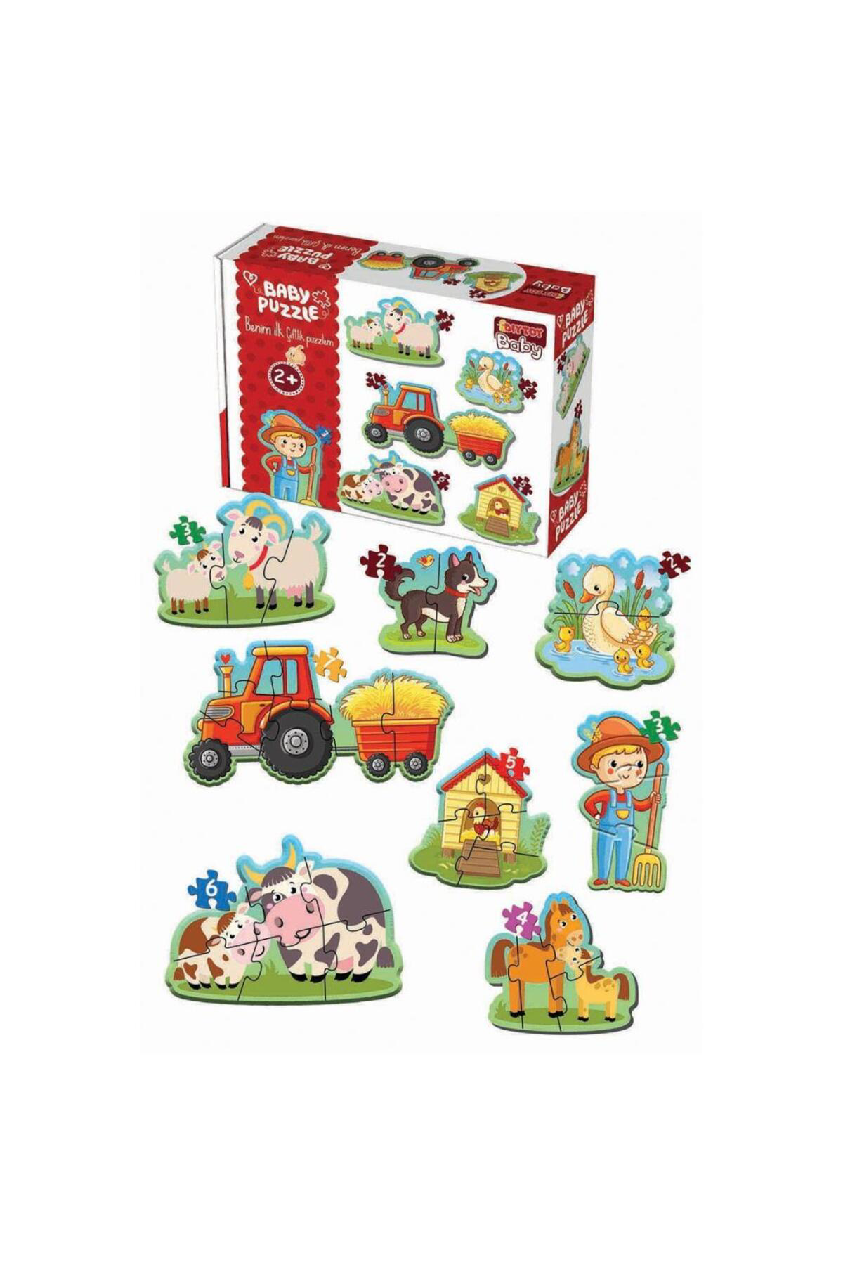 Nessiworld 1734 Dıytoy, Baby Puzzle - İlk Çiftlik Puzzle