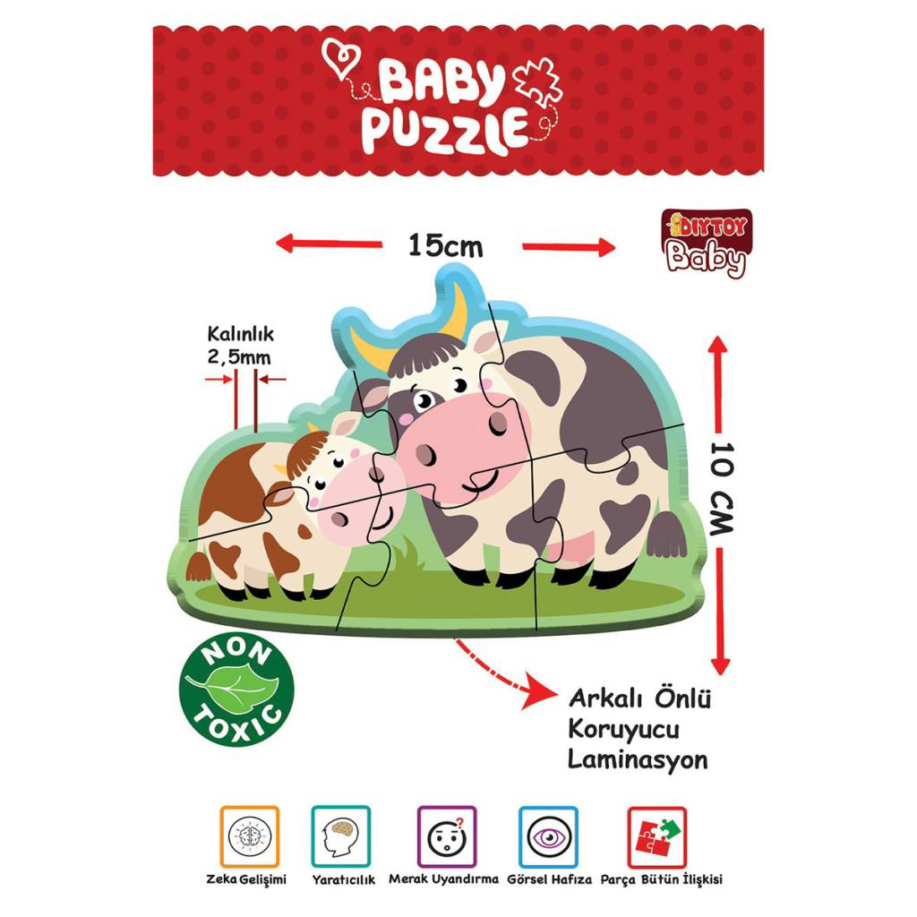 1734Baby Puzzle - İlk Çiftlik Puzzle
