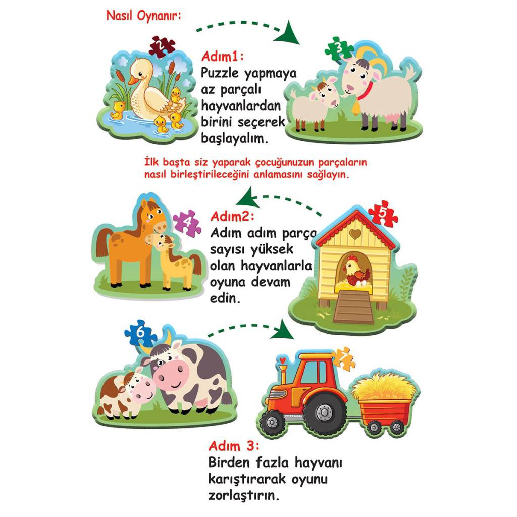 1734Baby Puzzle - İlk Çiftlik Puzzle