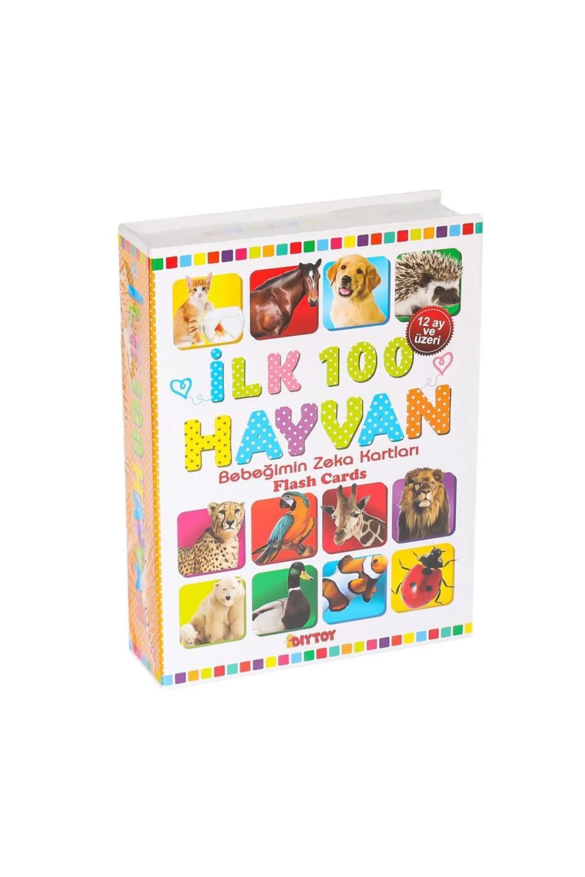 1741 FLASH CARD İLK 100 HAYVANLAR EĞİTİCİ KARTLAR