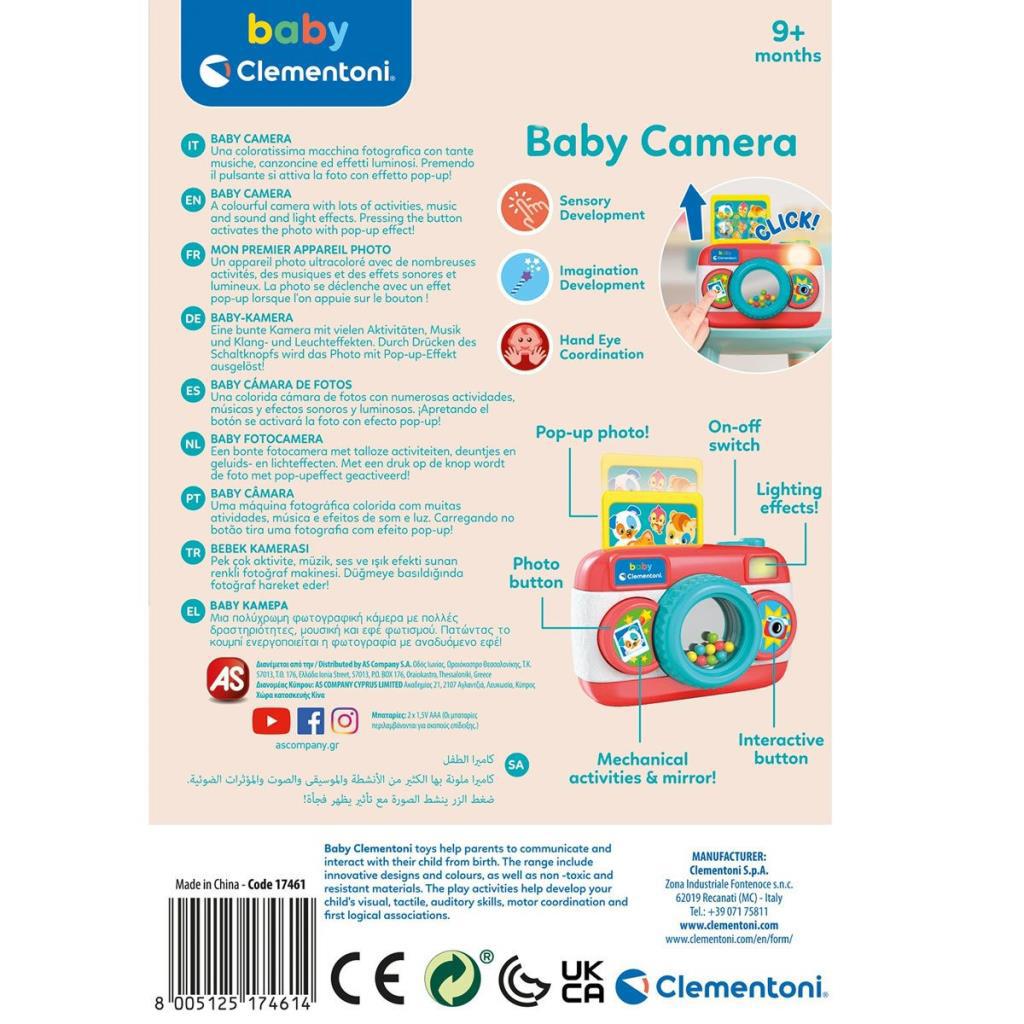 17461 Baby Clementoni - Bebek Kamerası +9 ay 17461 Baby Clementoni - Bebek Kamerası +9 ay