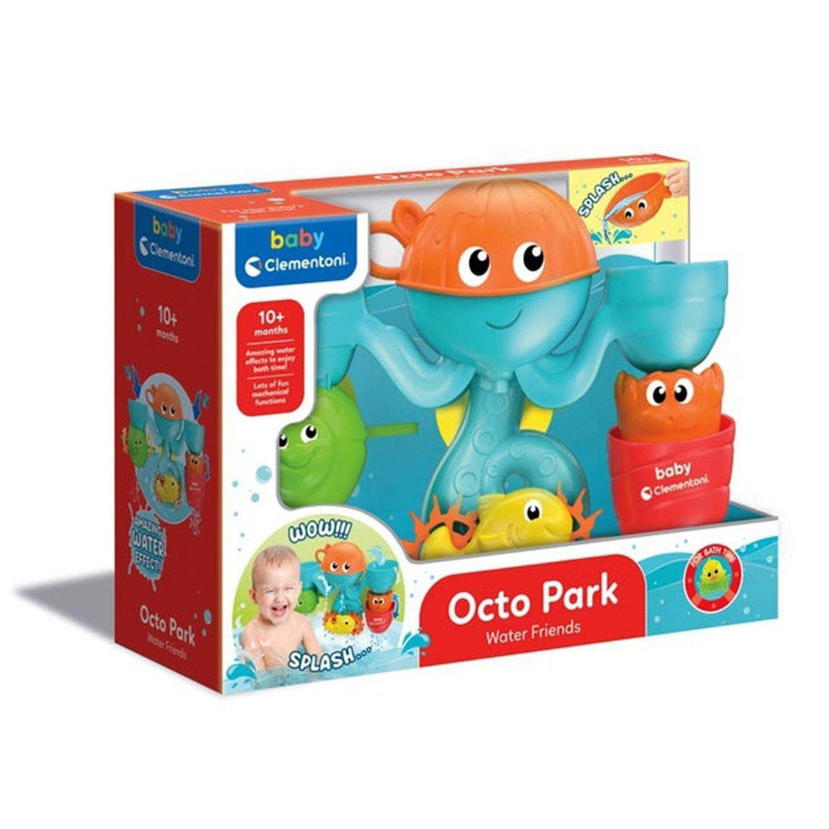 17658 Eğlenceli Arkadaşlar Su Parkı Banyo Oyuncağı, Baby Clemento