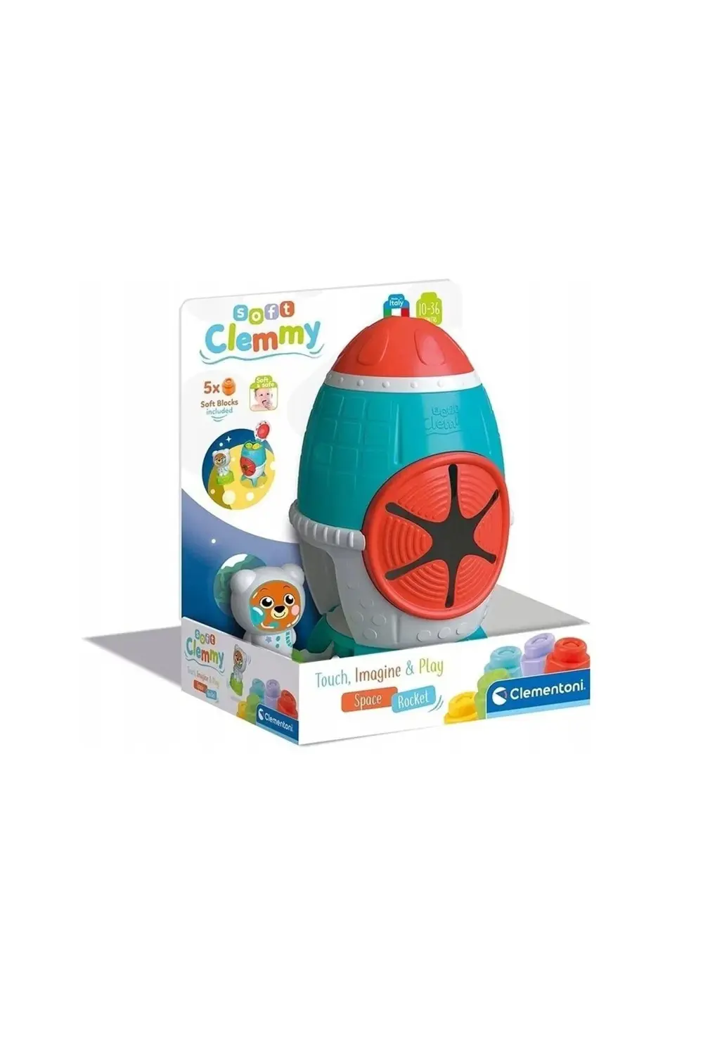 17806 Soft Clemmy - Yumuşak Blok Duyusal Roket - 5 parça 10-36 ay