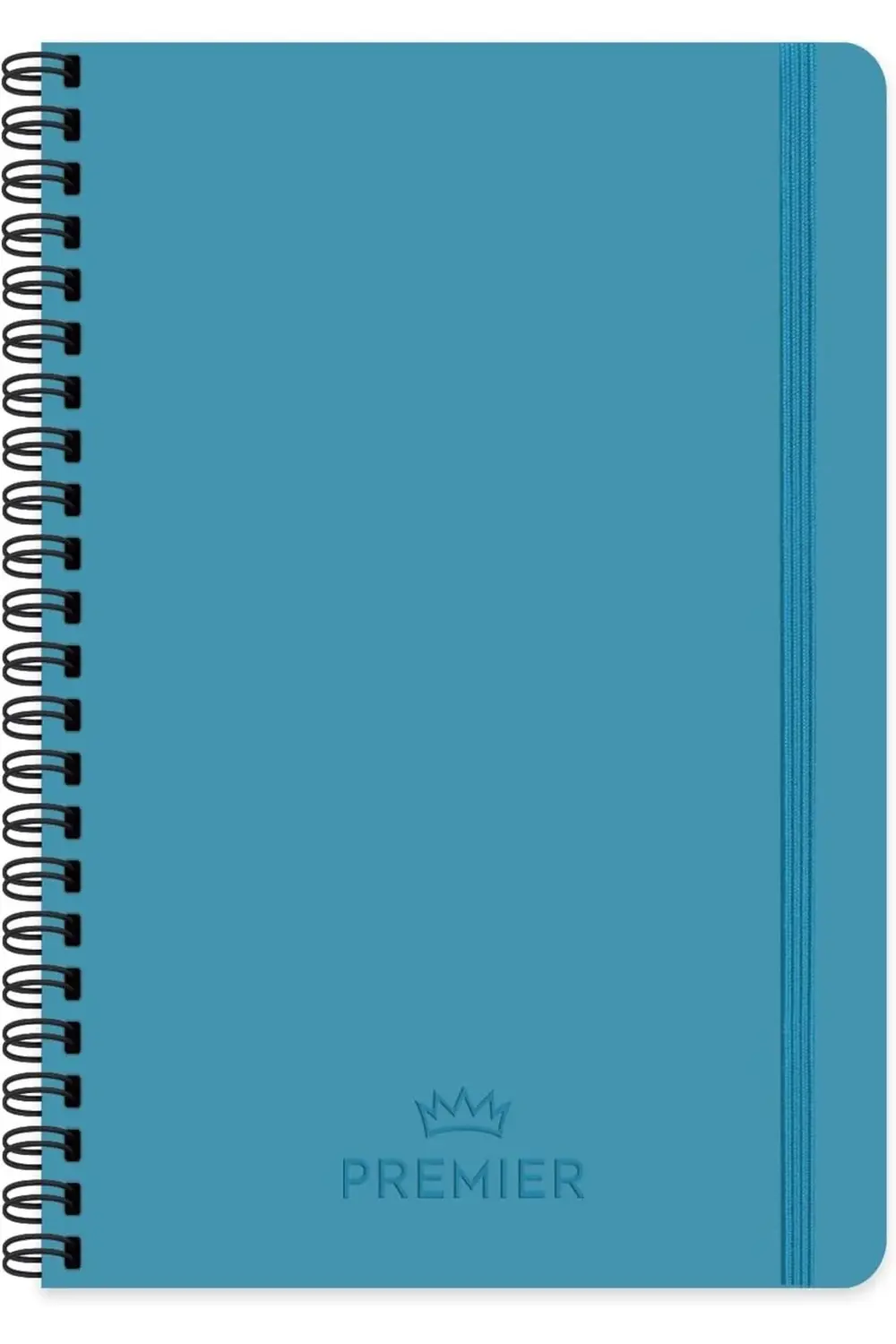 17x24 100 Yaprak Çizgili Spiralli Premier Defter - Mavi 1185222
