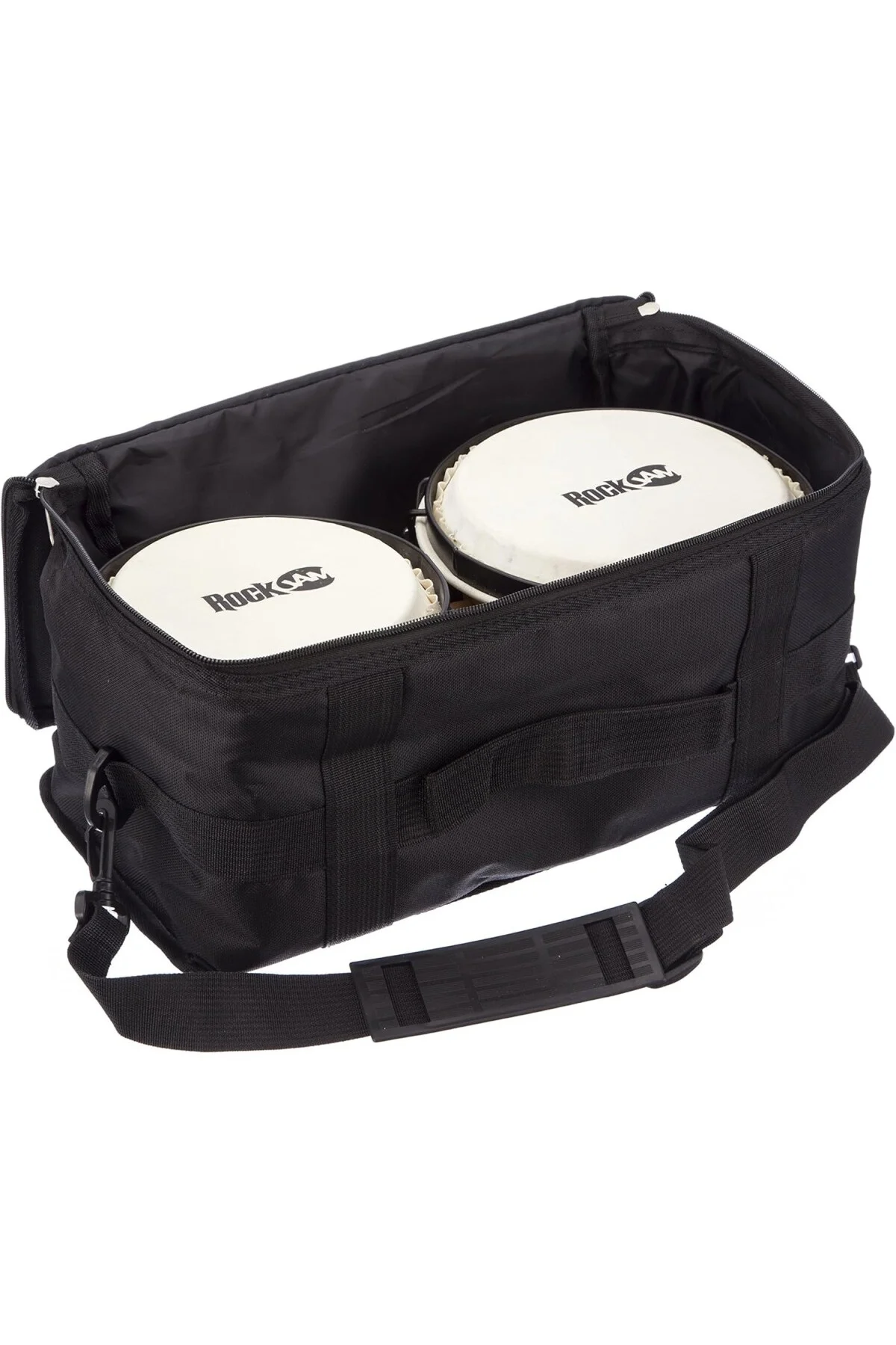 18 & 20 cm Bongo Davul Seti, Natural (Süngerli Çanta ve Tuner dah
