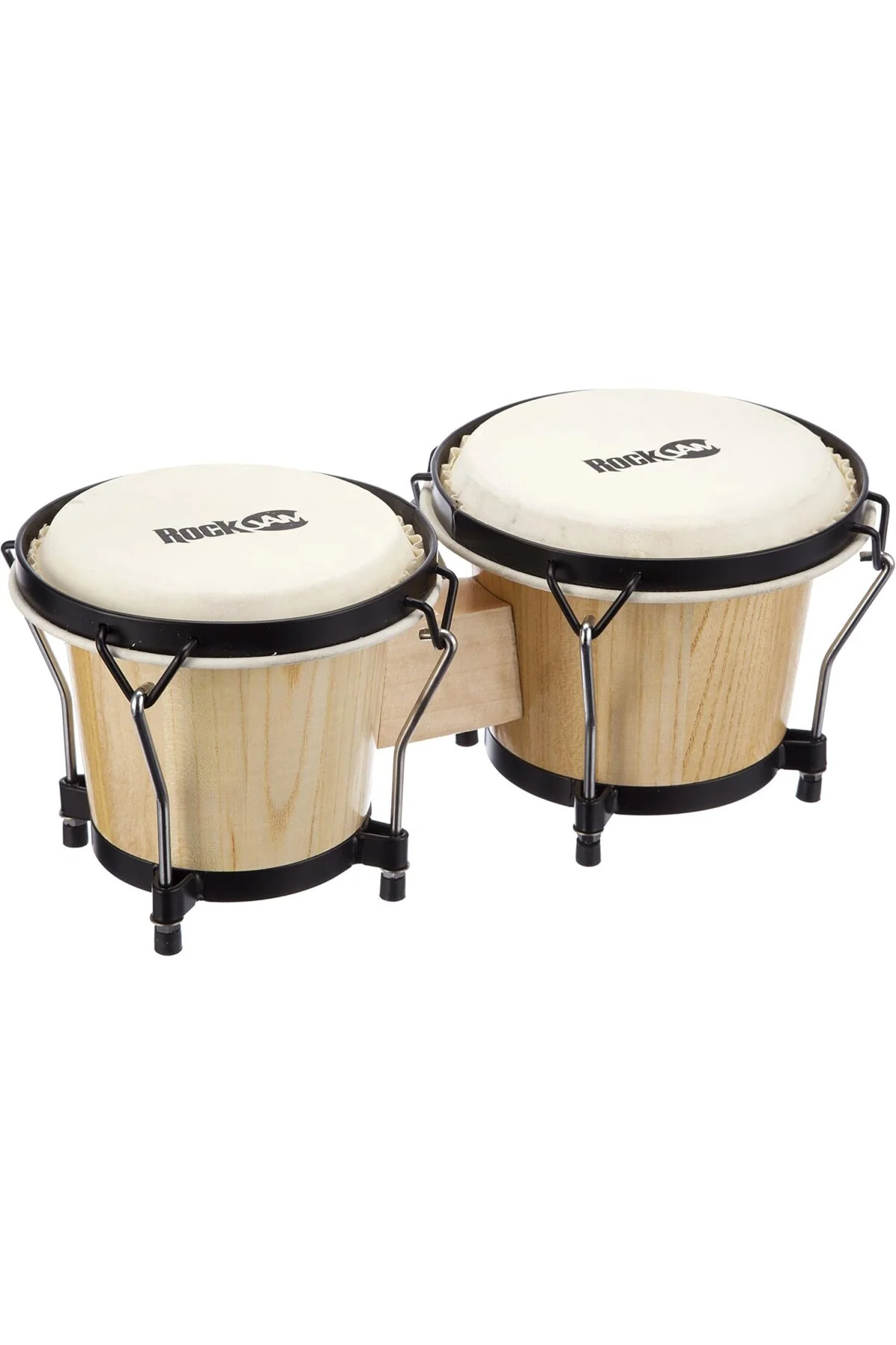 18 & 20 cm Bongo Davul Seti, Natural (Süngerli Çanta ve Tuner dah