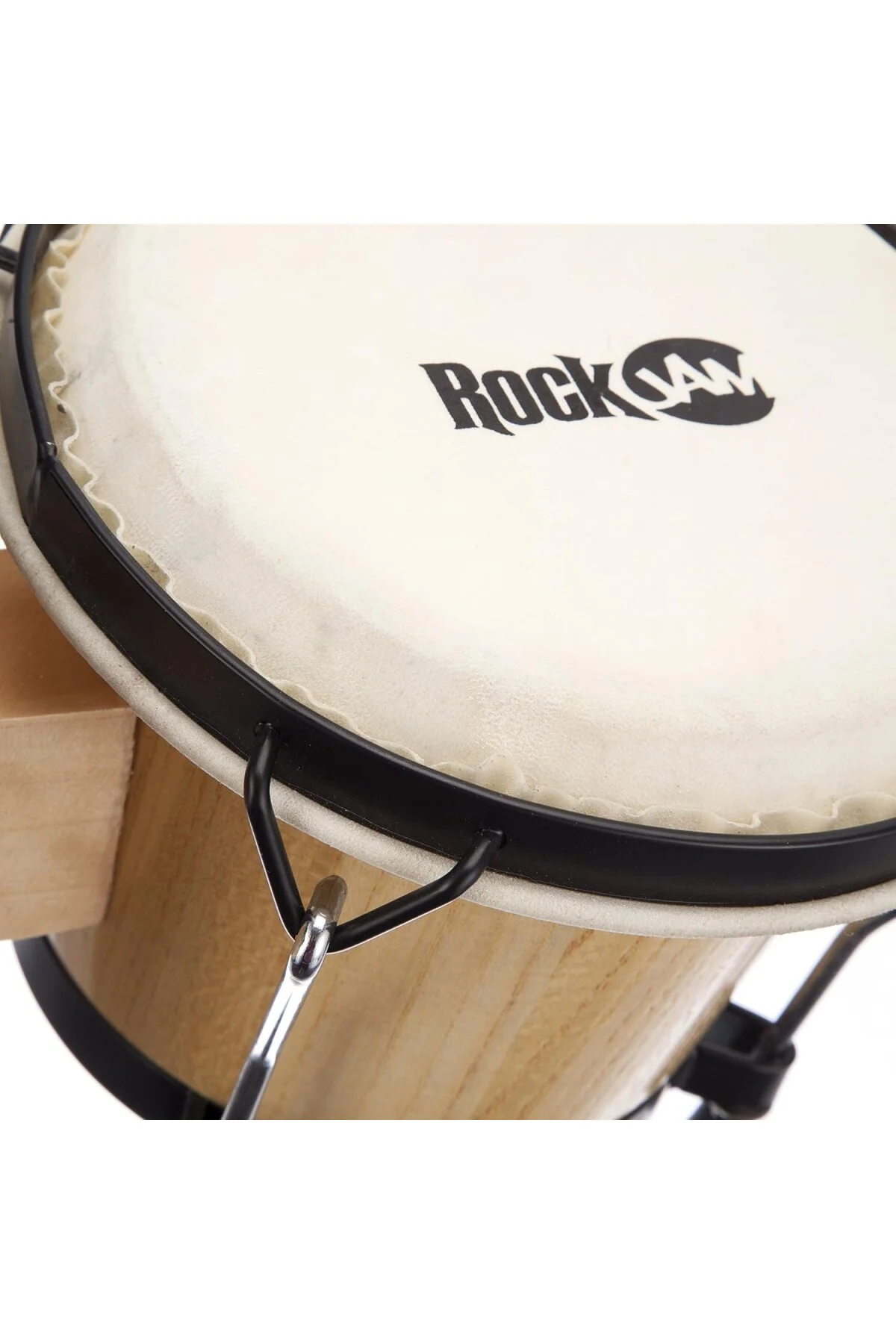 18 & 20 cm Bongo Davul Seti, Natural (Süngerli Çanta ve Tuner dah
