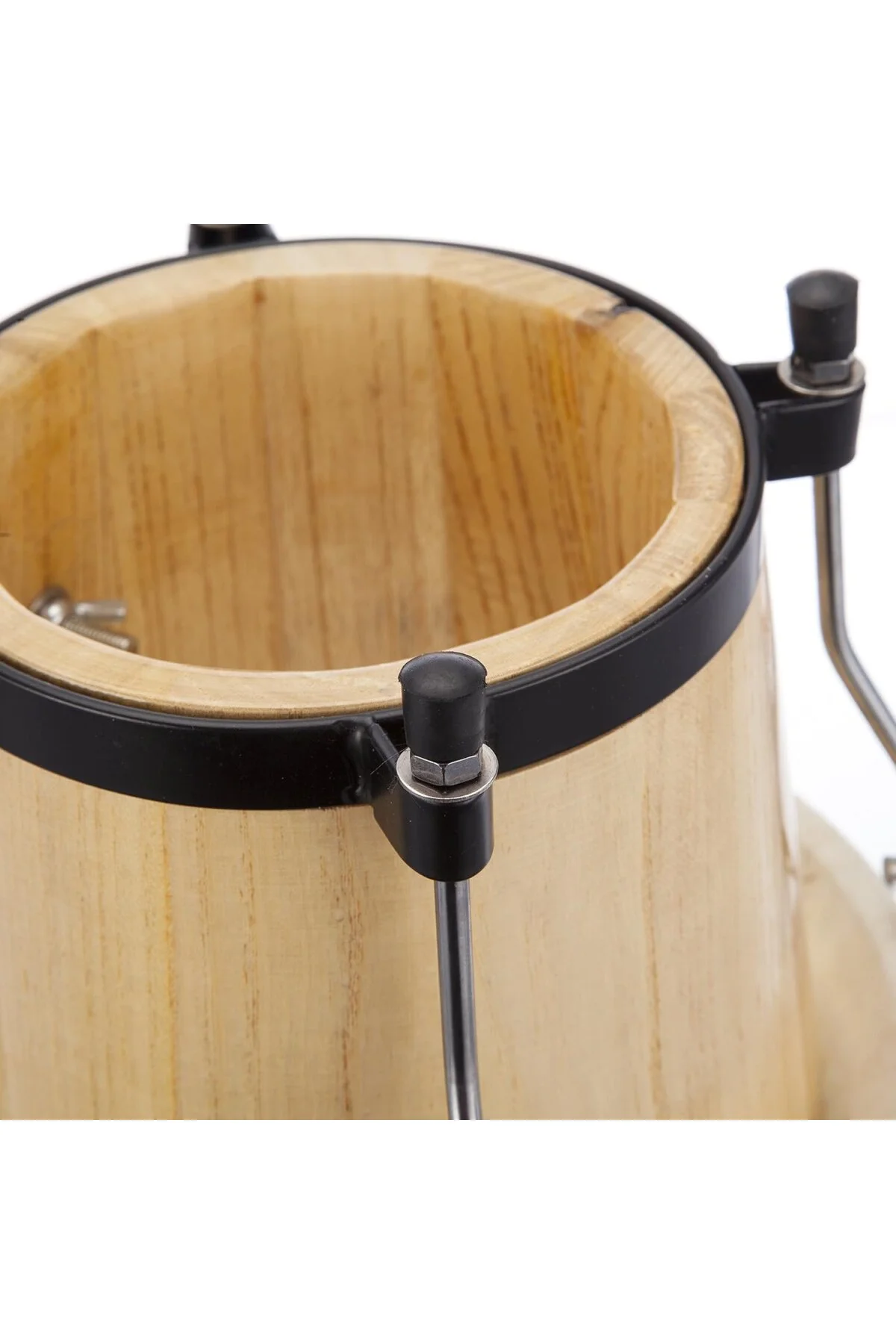 18 & 20 cm Bongo Davul Seti, Natural (Süngerli Çanta ve Tuner dah