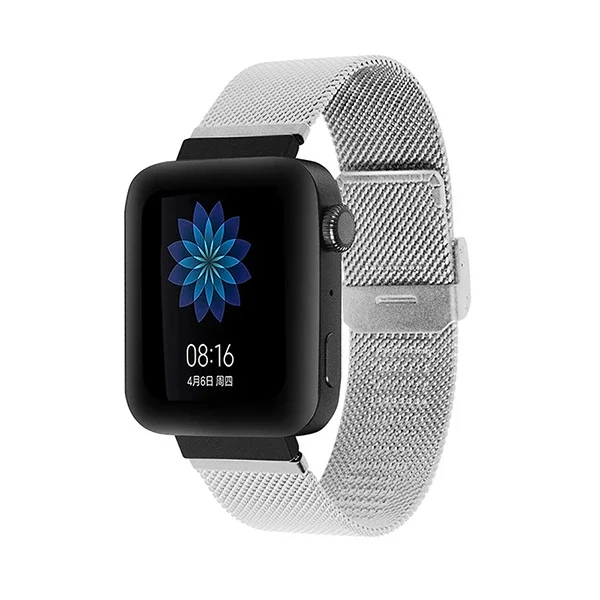 18 mm Çelik Toka Kayış – Xiaomi Mi Watch için Premium Paslanmaz Çelik Kordon