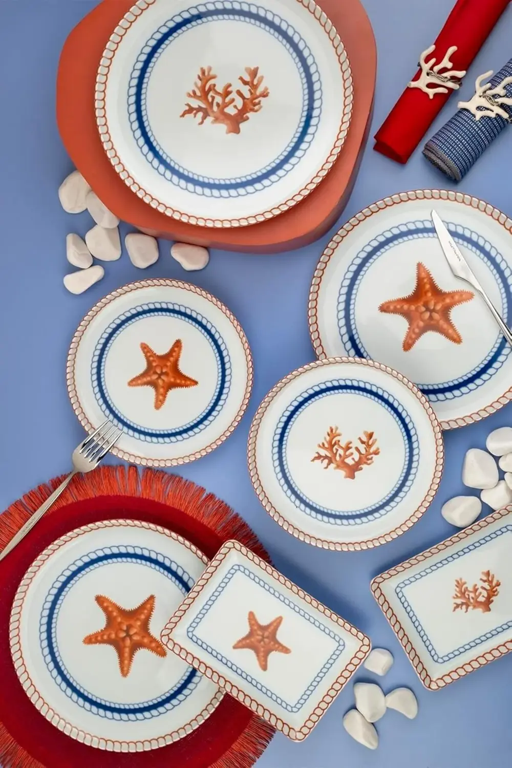 18 Parça 6 Kişilik İkram Seti Rope 395519