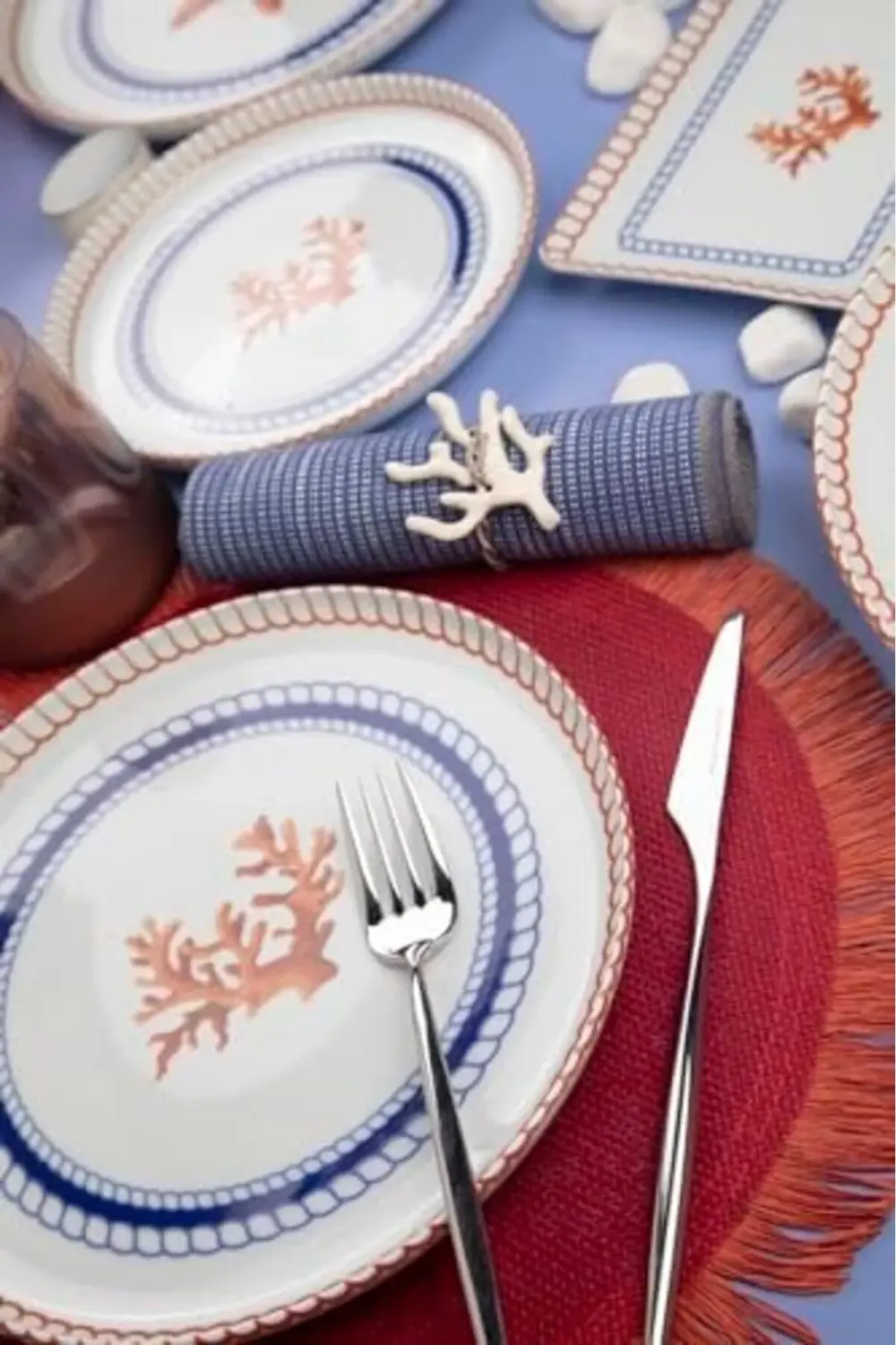 18 Parça 6 Kişilik İkram Seti Rope 395519