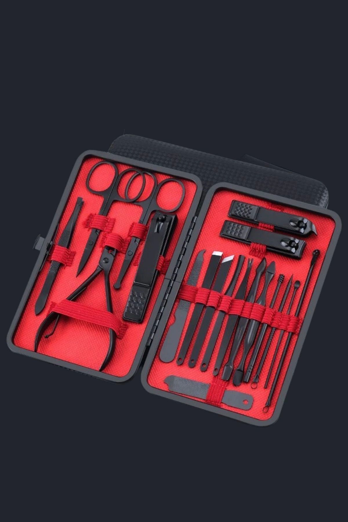 Yusuftex 18 Parça Çanta Tipi Manikür Pedikür Tirnak Bakim Seti