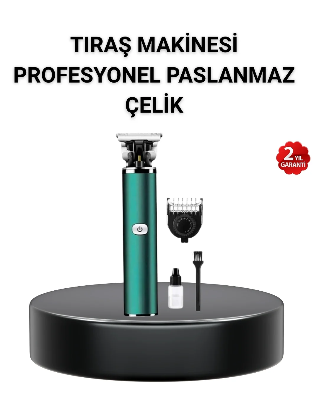 180 Dakika Kullanım Süreli Şarjlı Tıraş Makinesi – Hızlı Şarj, US