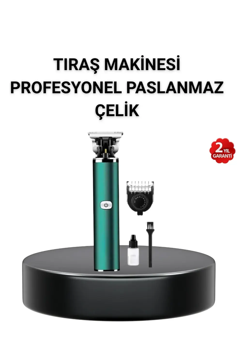 180 Dakika Kullanım Süreli Şarjlı Tıraş Makinesi – Hızlı Şarj USB