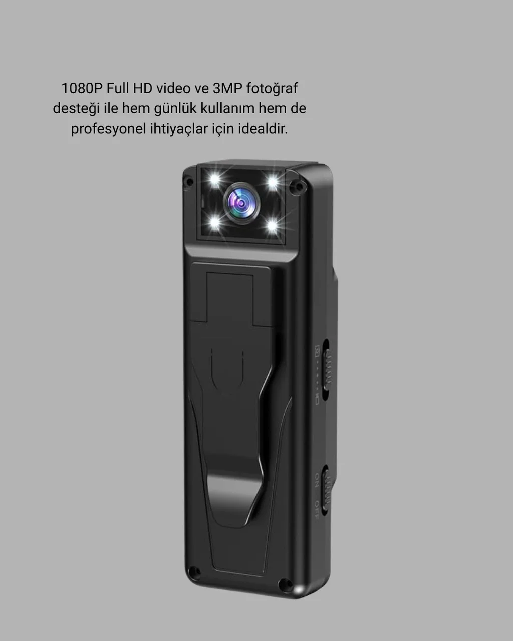180 Derece Dönebilen Mini Kamera Full Hd Tft Ekran Hareket Sensörlü - Lisinya