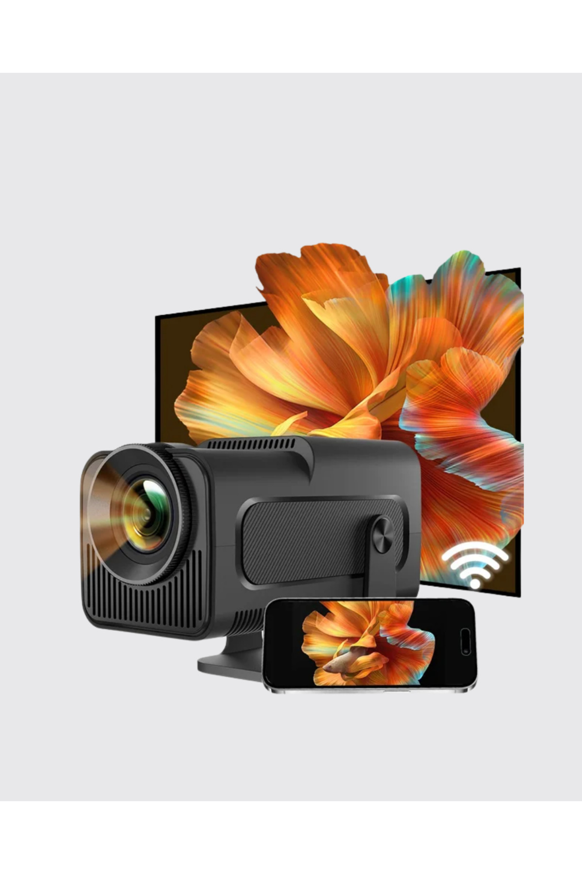 180° Dönebilen Gövde Tasarımıyla Tavan Yansıtmalı Taşınabilir Pro