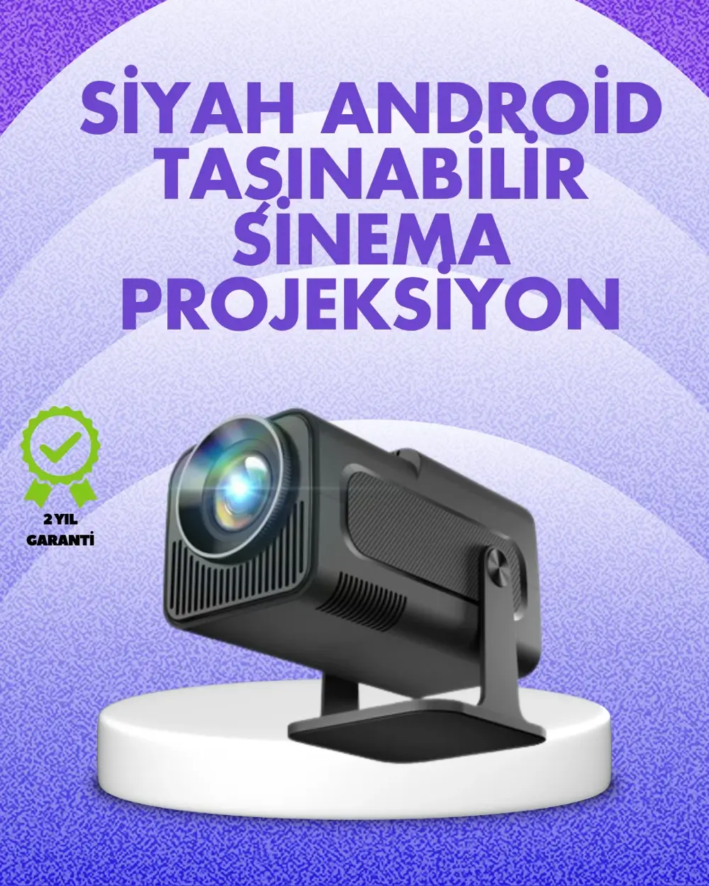 180° Dönebilen Gövde Tasarımıyla Tavan Yansıtmalı Taşınabilir Pro