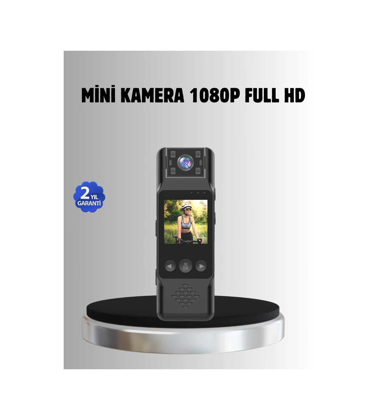 180 Döner Lensli Mini Kamera 1080p Full Hd Hareket Algılama 1200mah