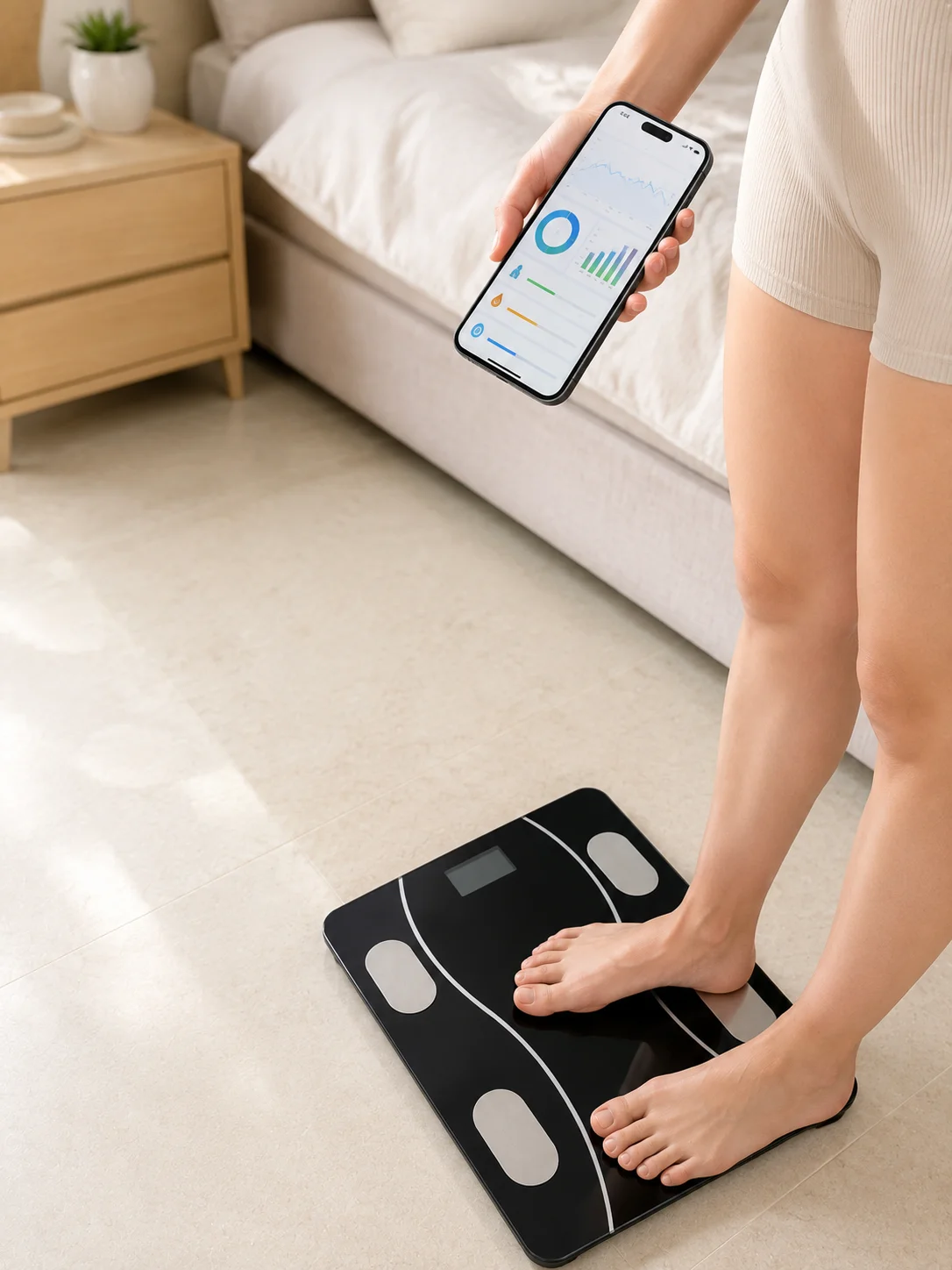 180 Kg Akıllı Cam Tartı Bluetooth Vücut Yağ Kas Su ve BMI Ölçüm Destekli Baskül 180 Kg Akıllı Cam Tartı Bluetooth Vücut Yağ Kas Su ve BMI Ölçüm Destekli Baskül
