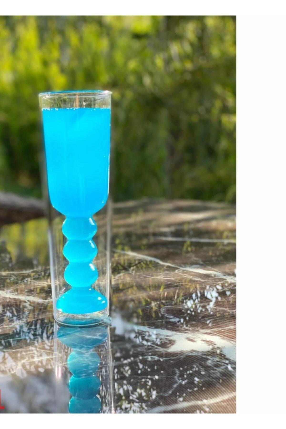 180 ml Çift Cidarlı Kesme Ayaklı Şeffaf Cam Bardak