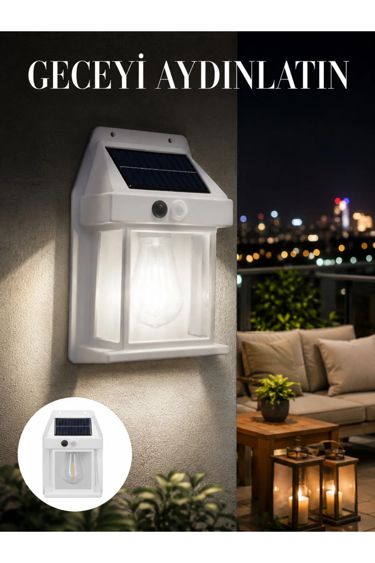 1800 Mah Pilli Solar Duvar Aydınlatma Yeni Nesil 1800 Mah Pilli Solar Duvar Aydınlatma Yeni Nesil