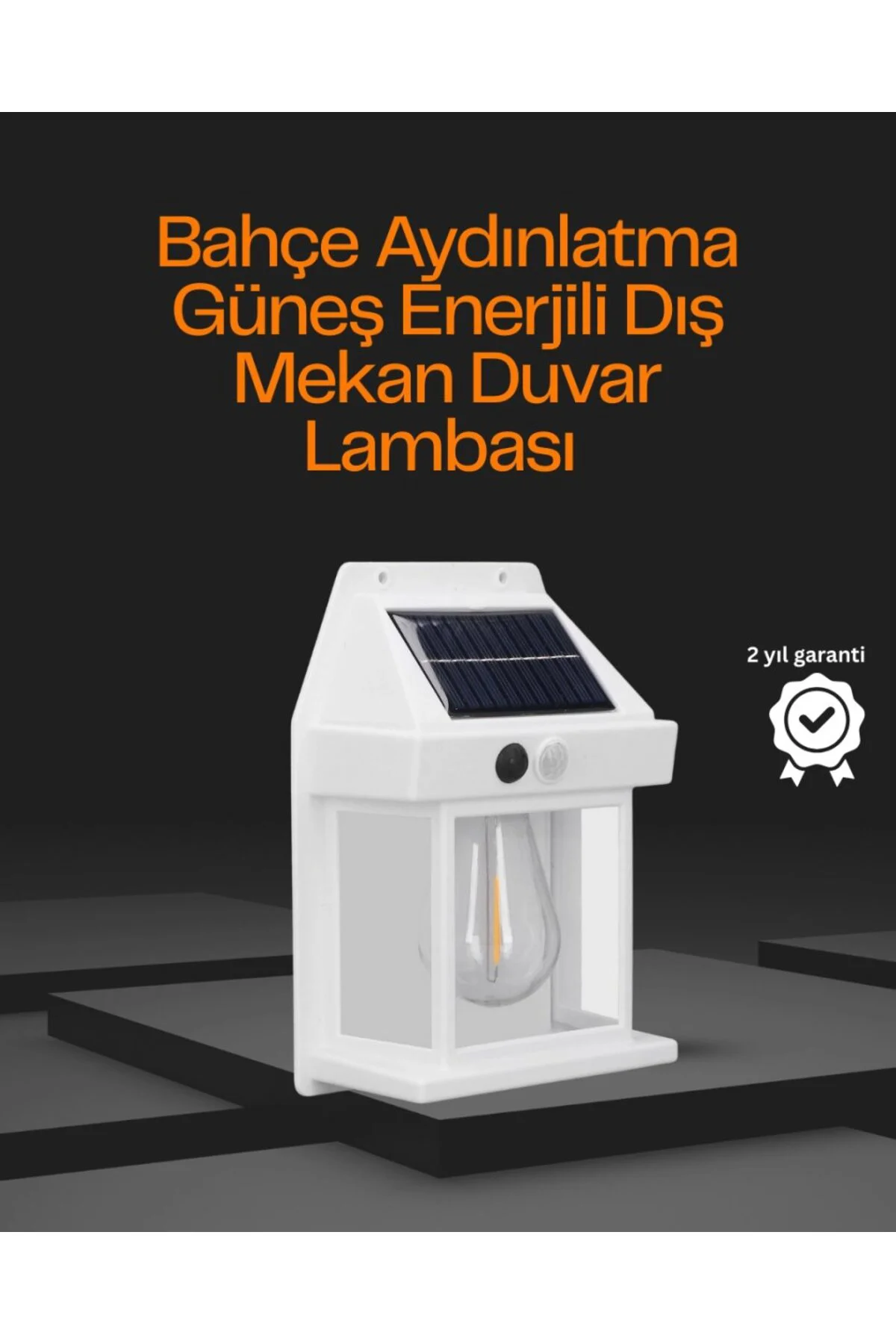 1800 Mah Pilli Solar Duvar Aydınlatma
