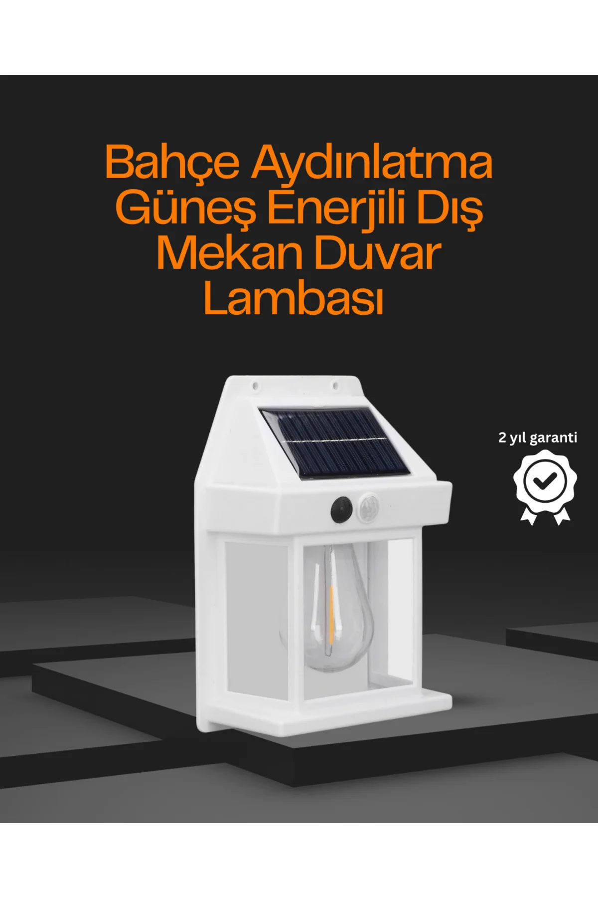 1800 Mah Pilli Solar Duvar Aydınlatma